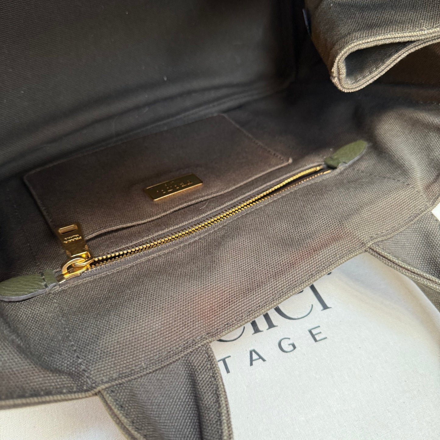 Prada 1990s Prada Canapa Canvas Tote