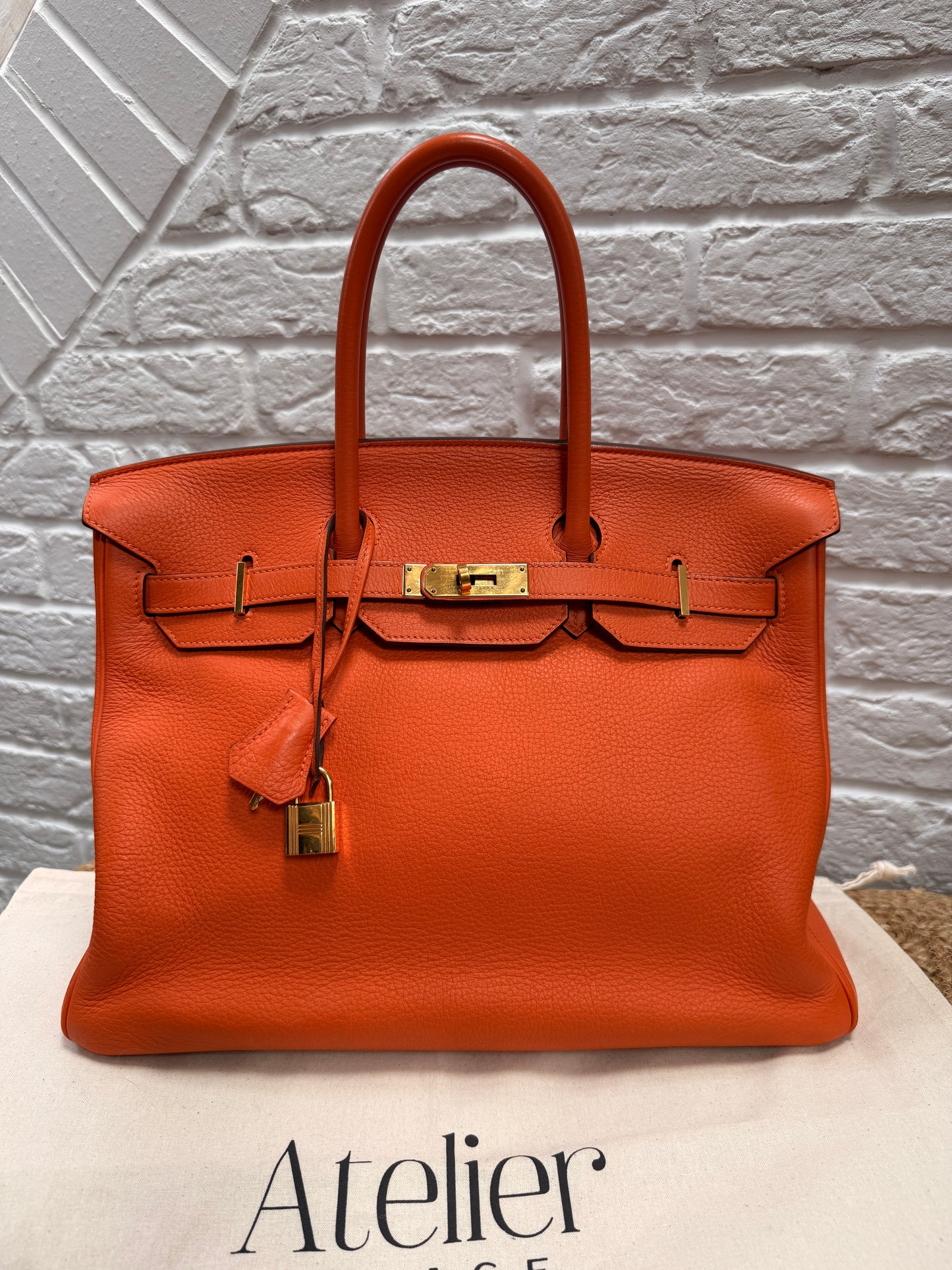 Hermes Birkin 35 Clemence Leather 2011