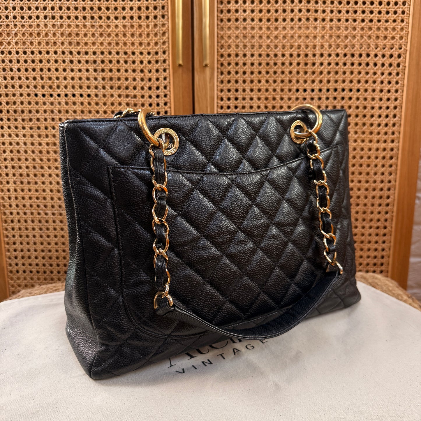 Chanel 2013 Classic Black Caviar GST