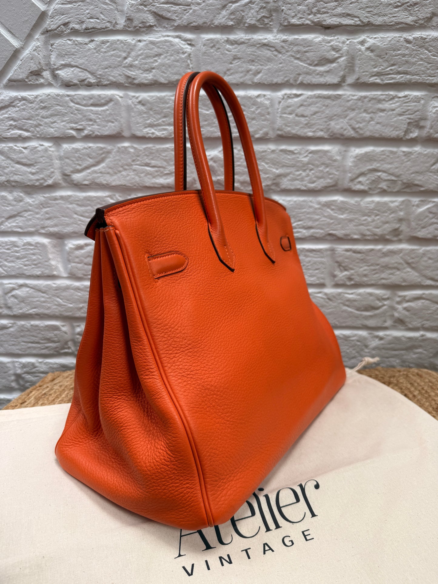 Hermes Birkin 35 Clemence Leather 2011