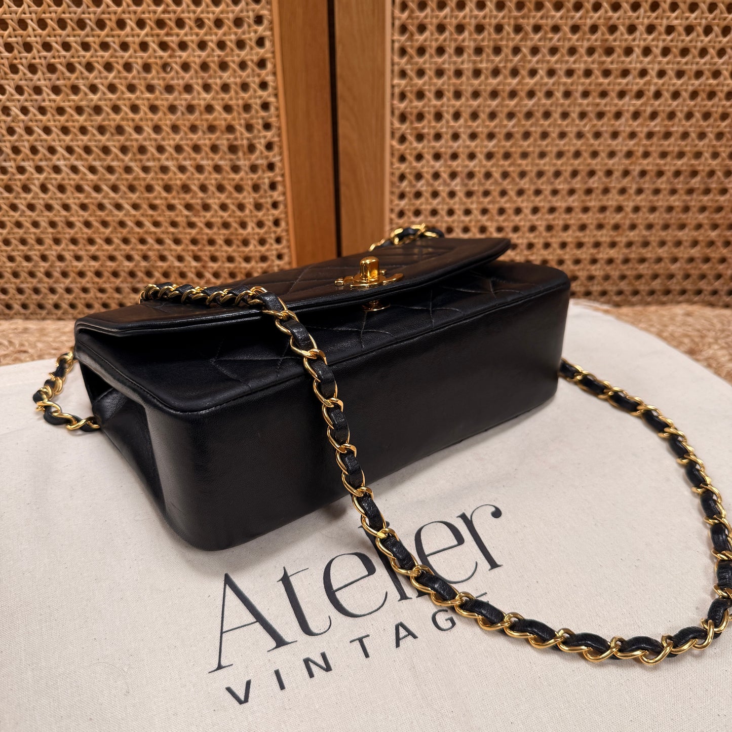 Chanel 1991 Vintage Classic Diana Small