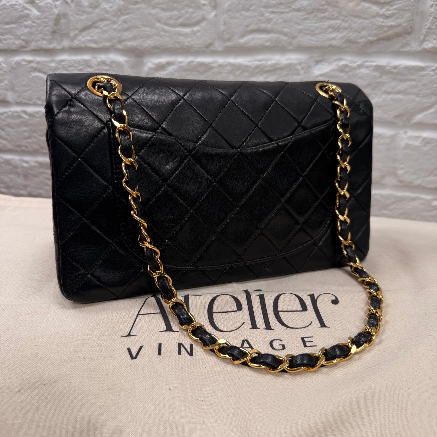 Chanel 1989 Black Classic Double Flap Small