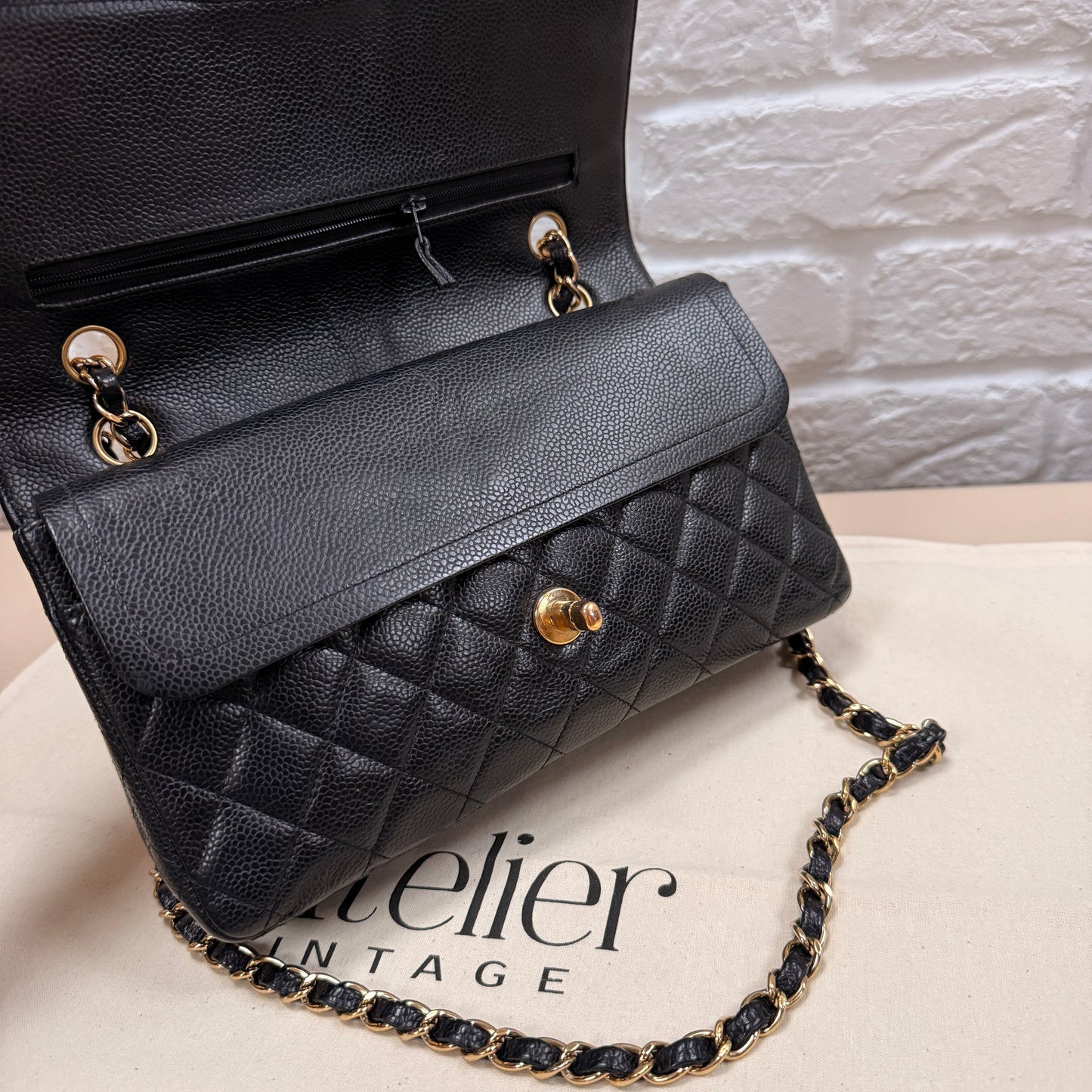 Chanel 2006 Rare Caviar Classic Double Flap Medium