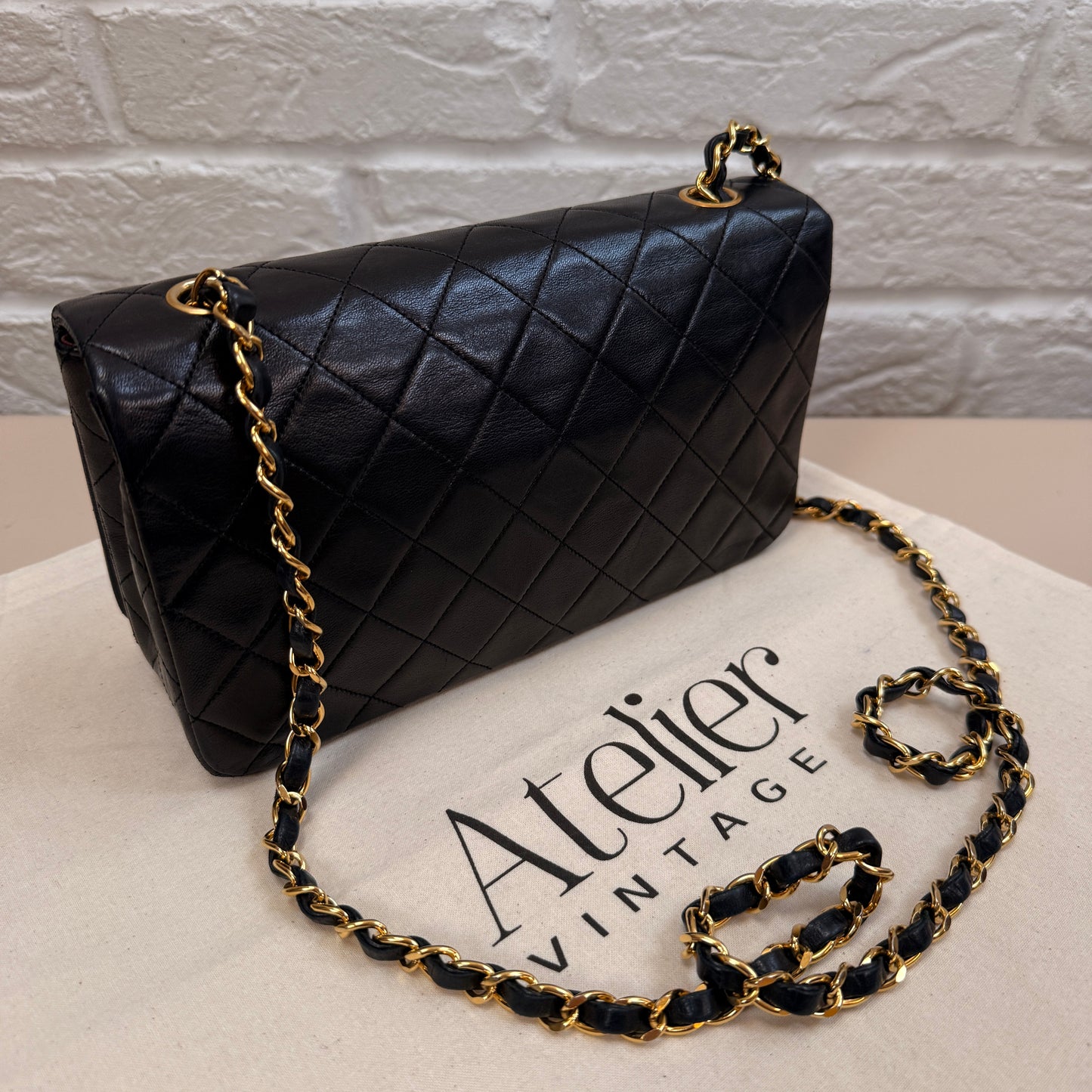 Chanel 1989 Classic Medium Rectangle Full Flap