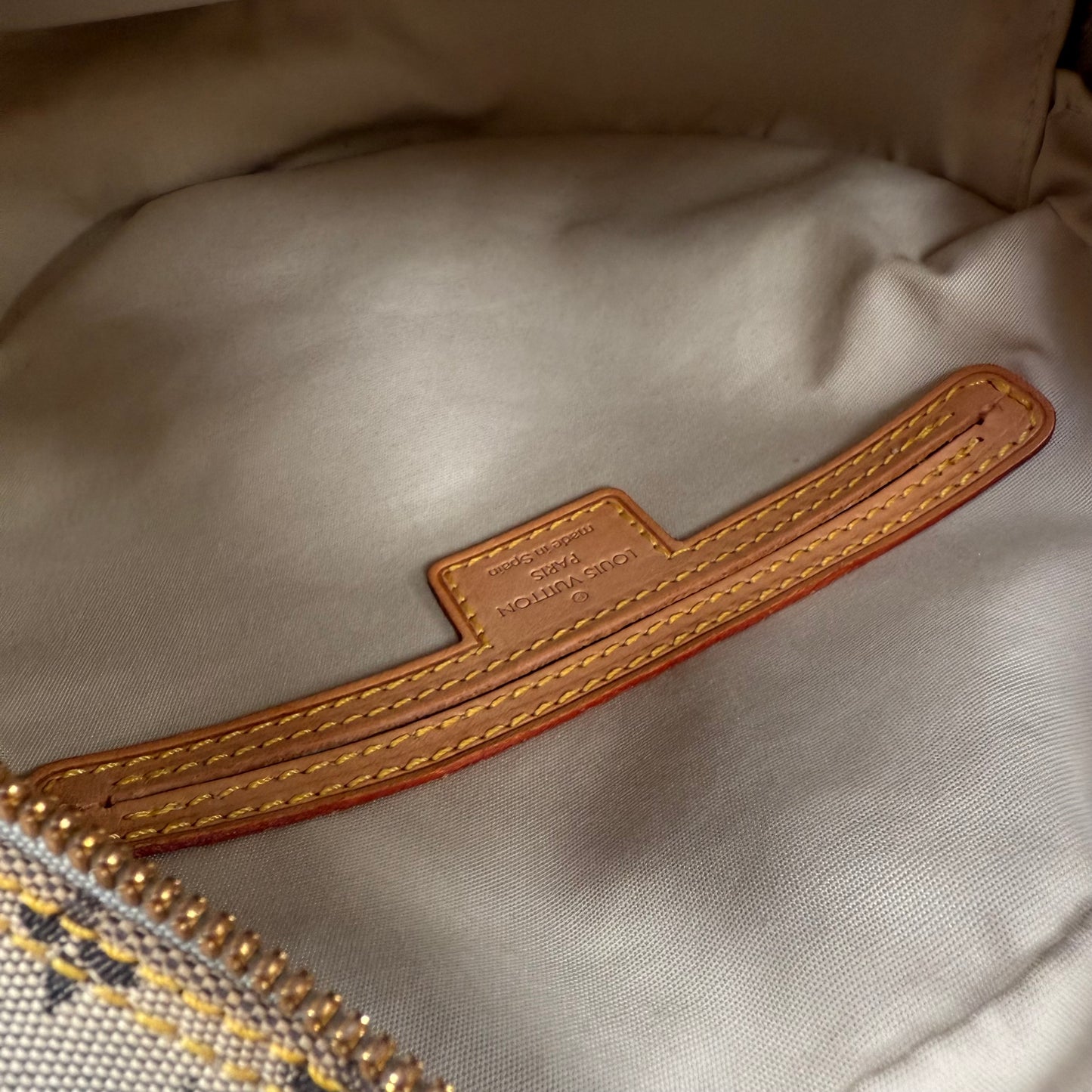 Louis Vuitton 2000 Monogram Denim Blue Jeanne GM