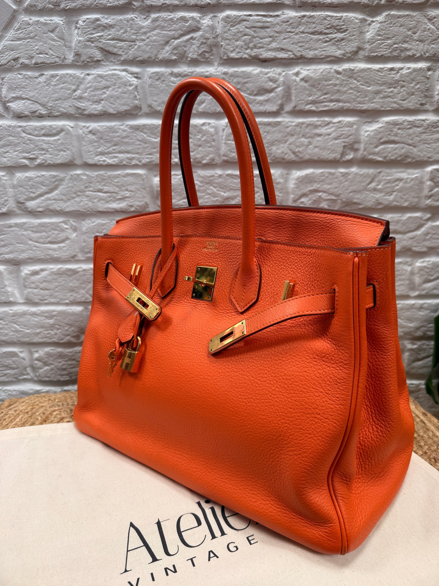 Hermes Birkin 35 Clemence Leather 2011