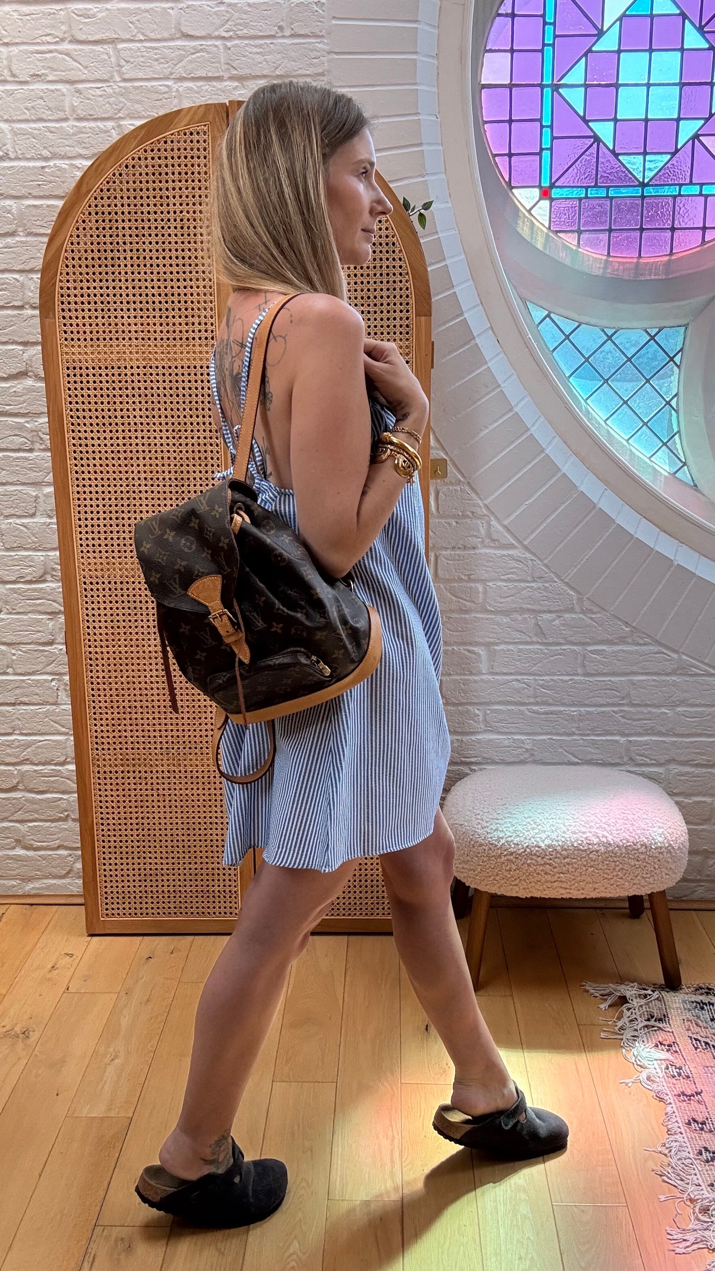 Louis Vuitton 1998 Montsouris Back Pack MM