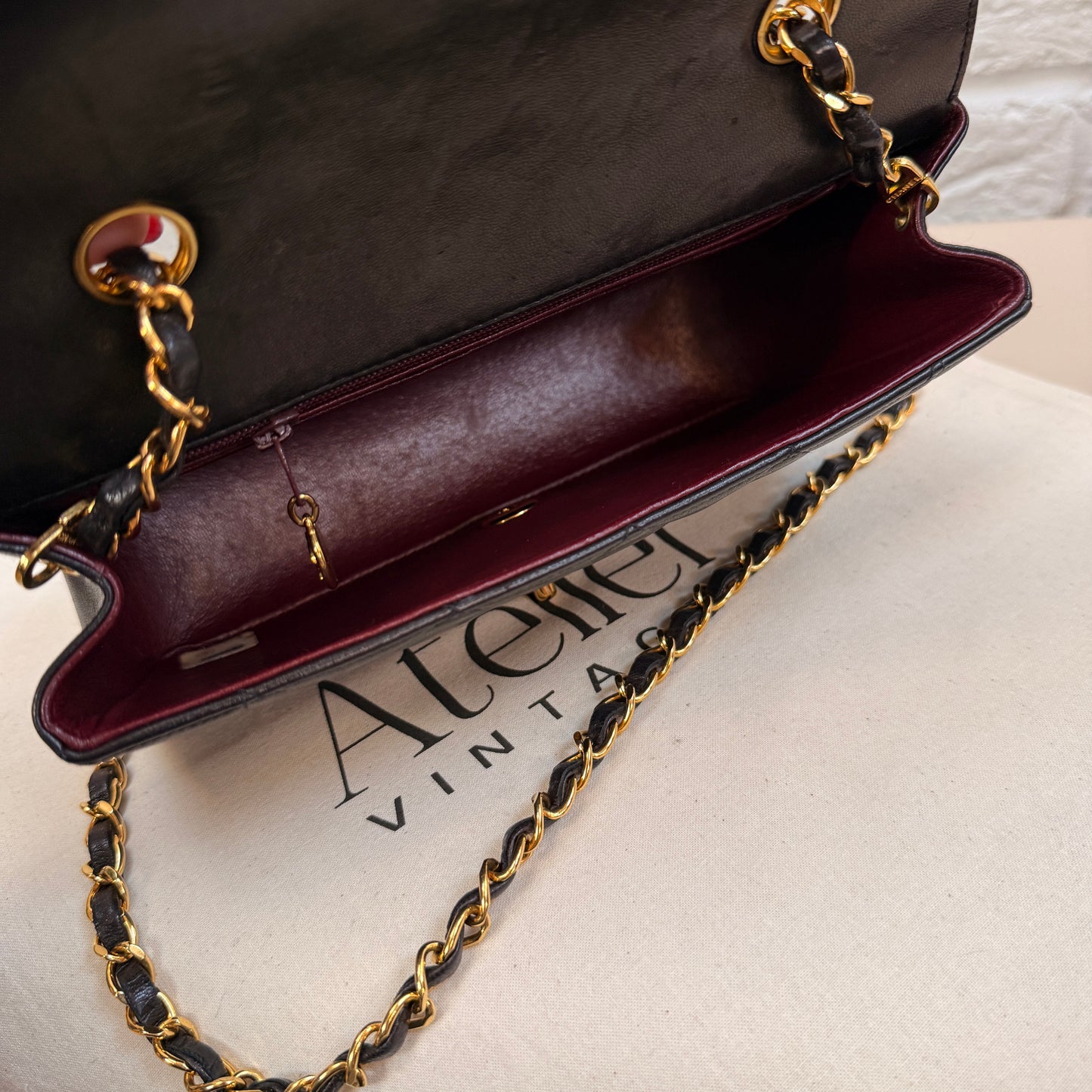 Chanel 1991 Vintage Classic Diana Small