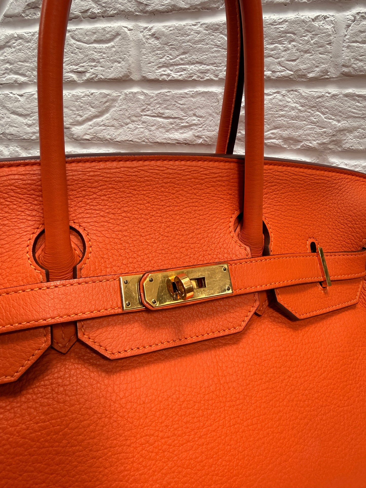 Hermes Birkin 35 Clemence Leather 2011