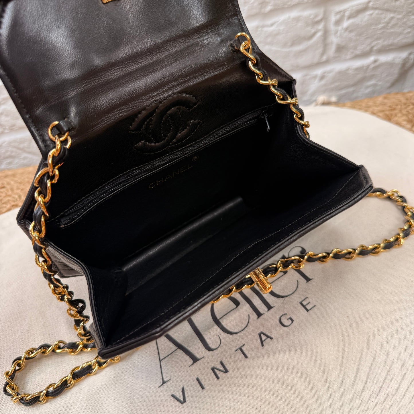 Chanel 1989 Rare Octagon Single Flap