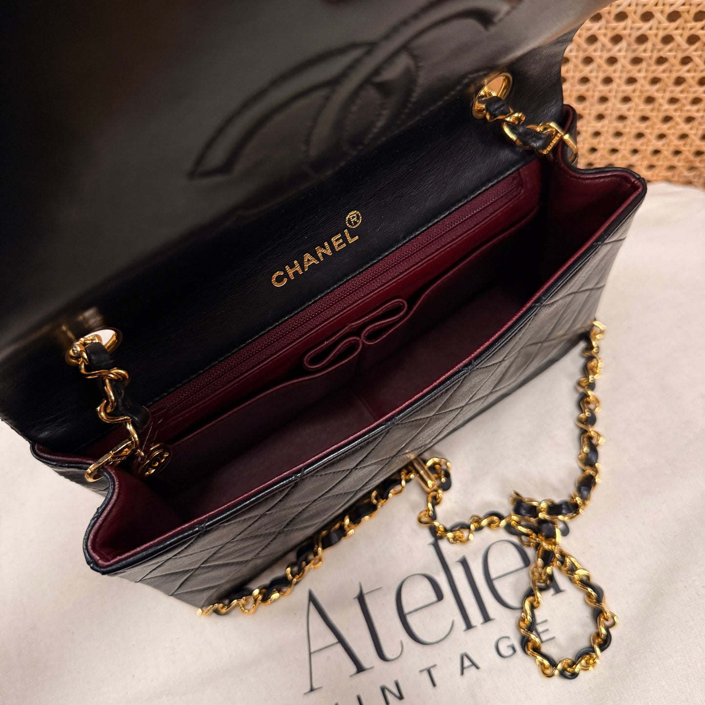 Chanel 1989 Classic Medium Rectangle Full Flap