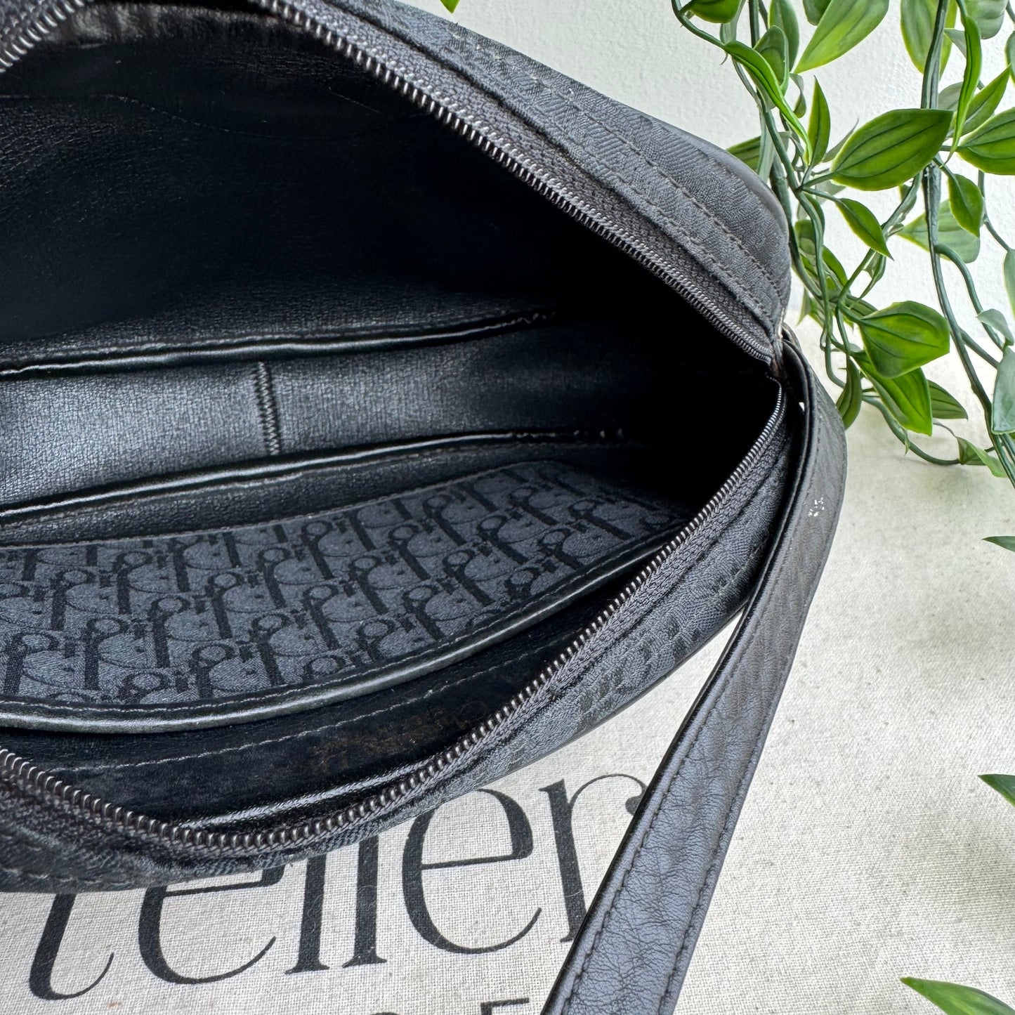 Dior 1980s Trotter Canvas Bag