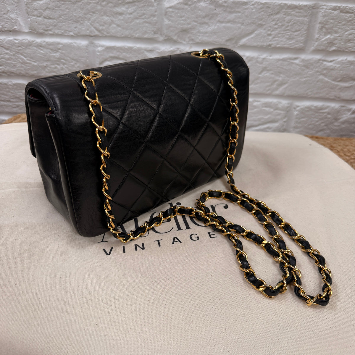 Chanel 1991 Vintage Classic Diana Small