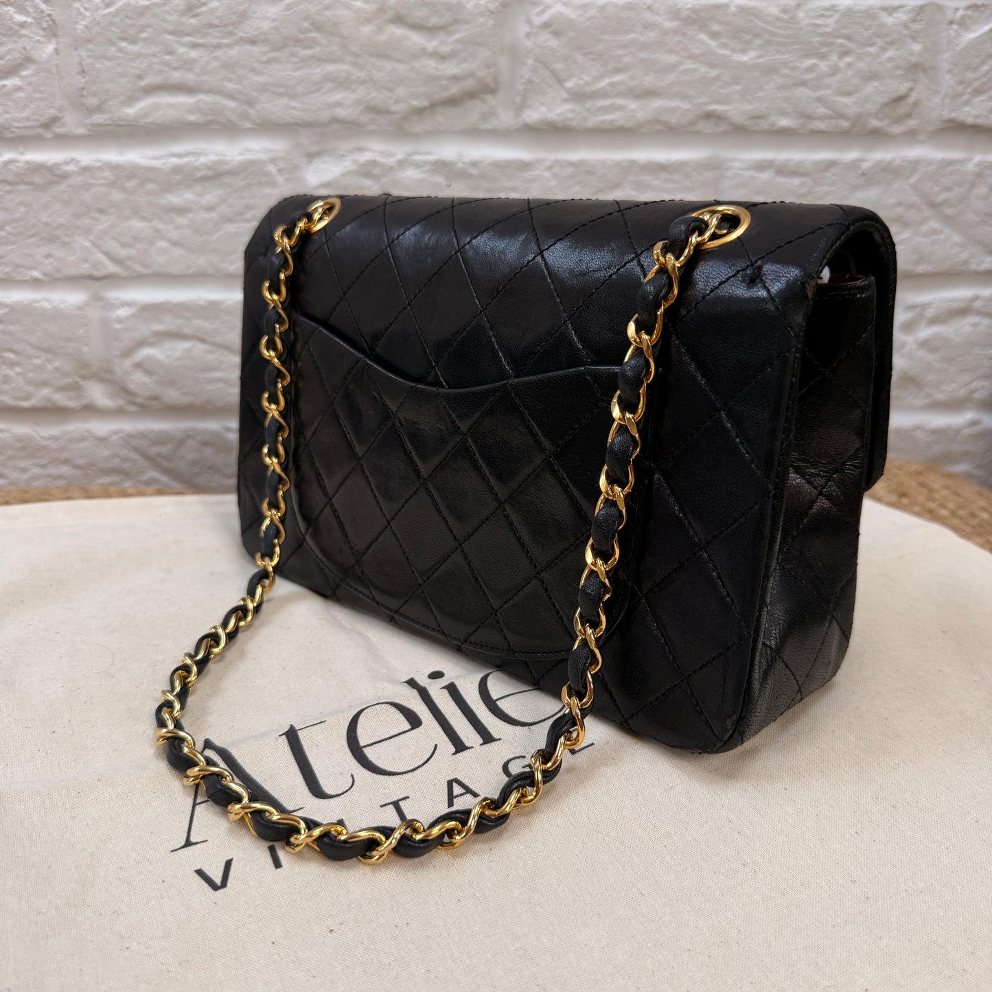 Chanel 1986 Black Classic Double Flap Small