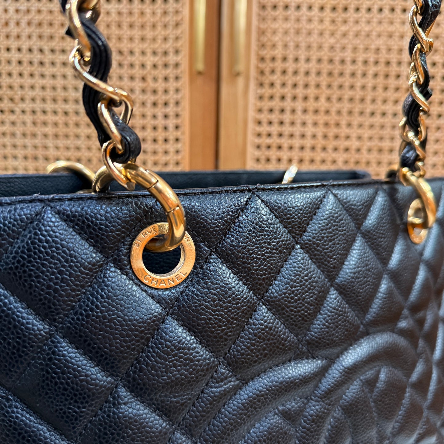 Chanel 2013 Classic Black Caviar GST