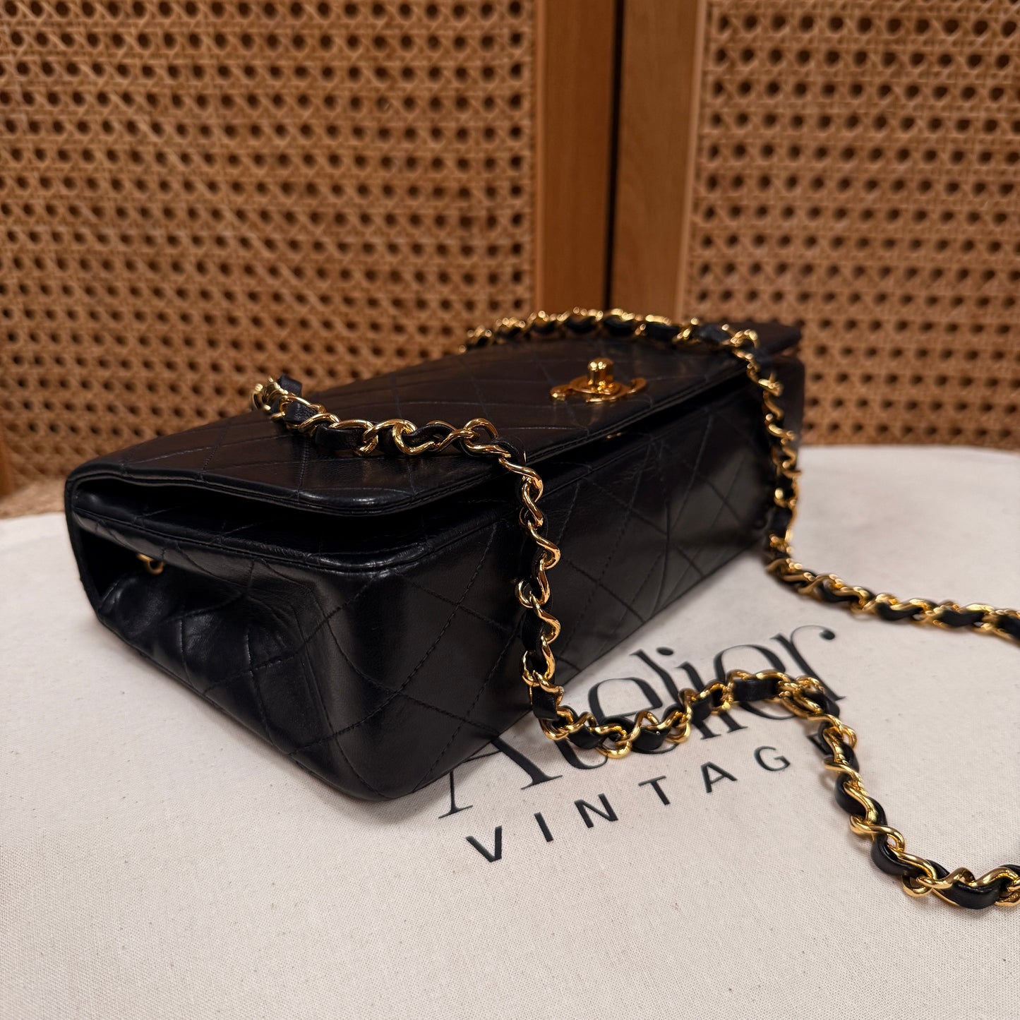 Chanel 1989 Classic Medium Rectangle Full Flap