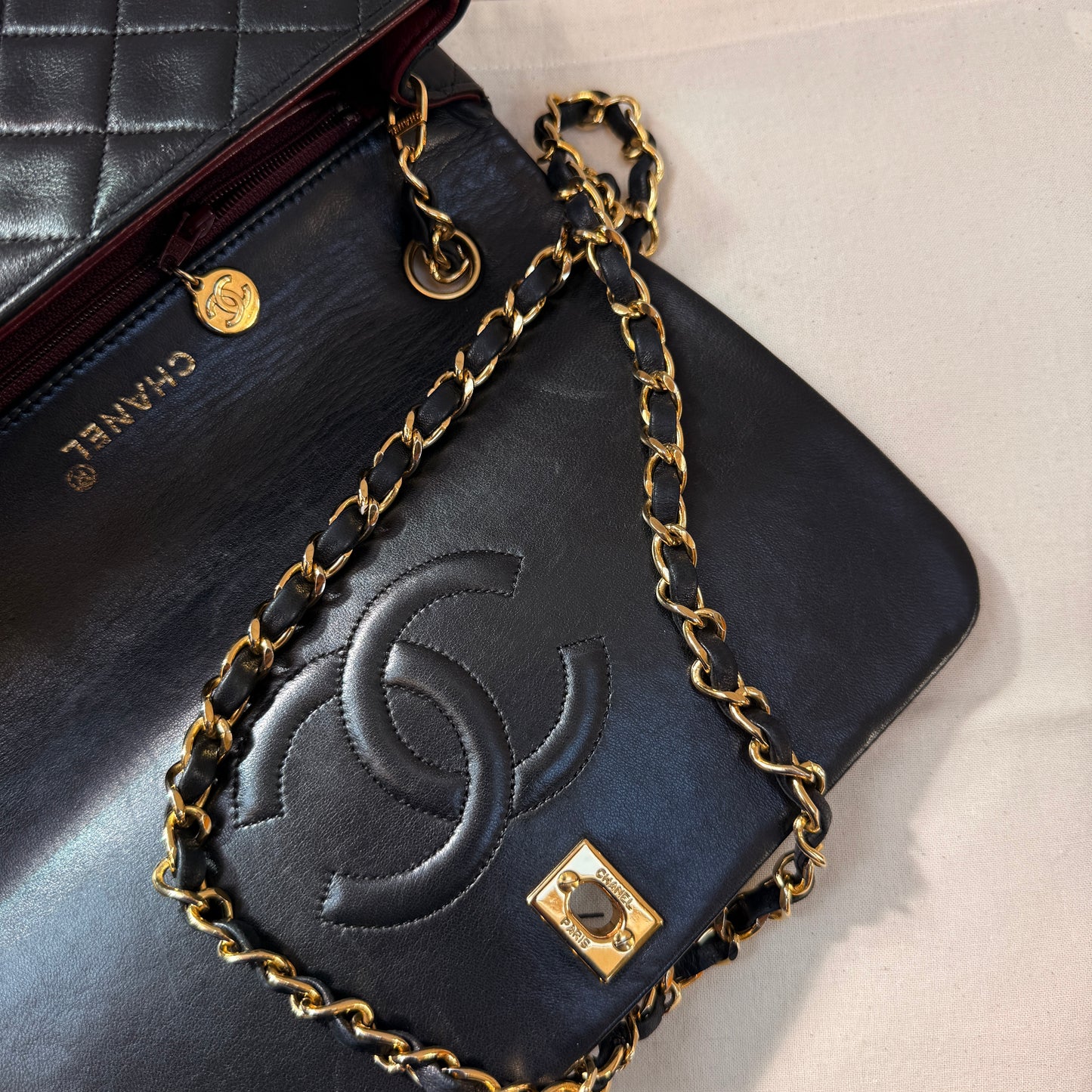 Chanel 1989 Classic Medium Rectangle Full Flap