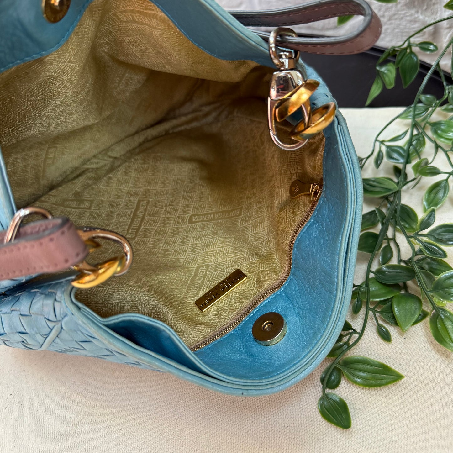 Bottega Veneta 1980s Intrecciato Leather Tote