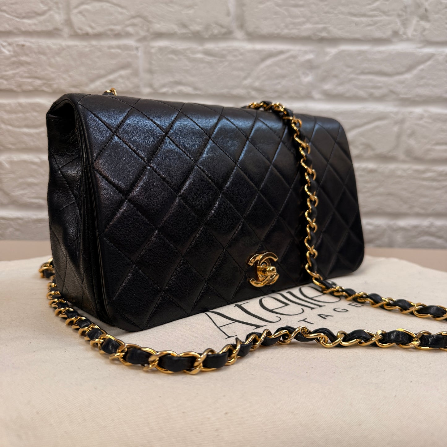 Chanel 1989 Classic Medium Rectangle Full Flap