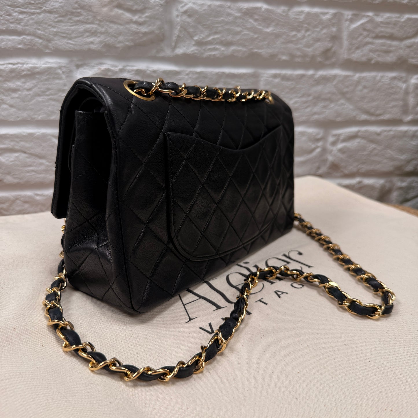 Chanel 1989 Black Classic Double Flap Small
