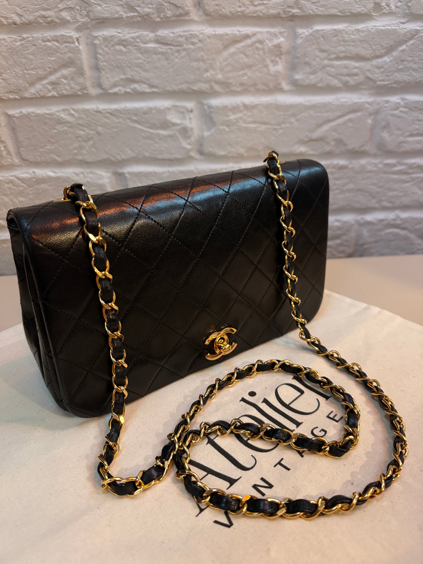 Chanel 1989 Classic Medium Rectangle Full Flap