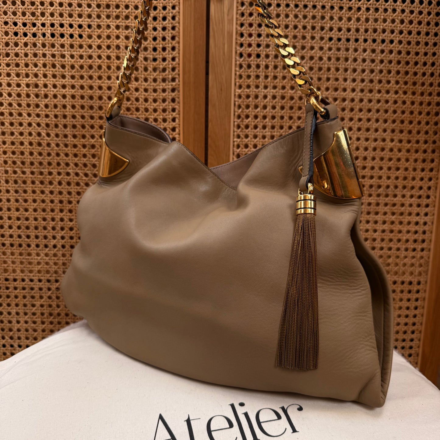 Gucci 1970 Tassel Hobo Tote
