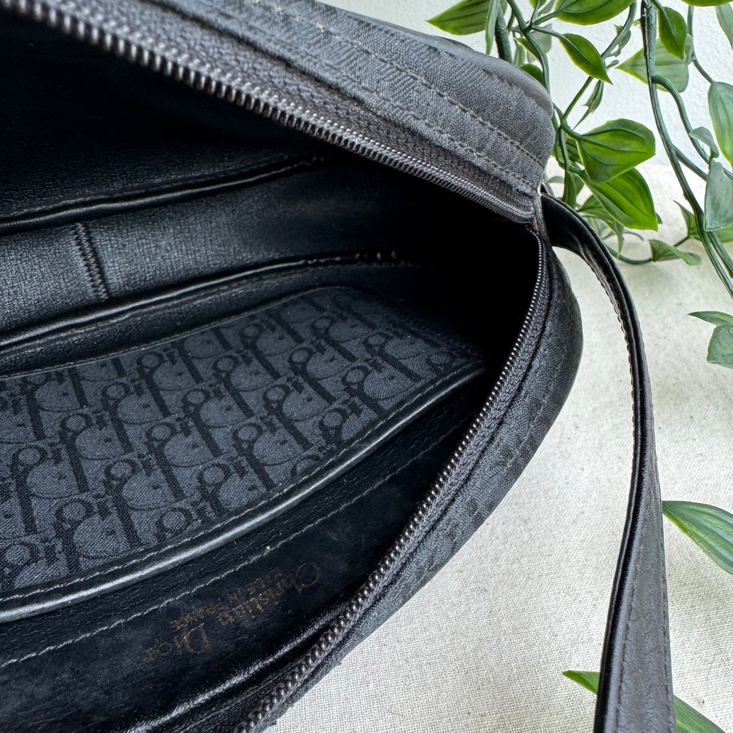 Dior 1980s Trotter Canvas Bag