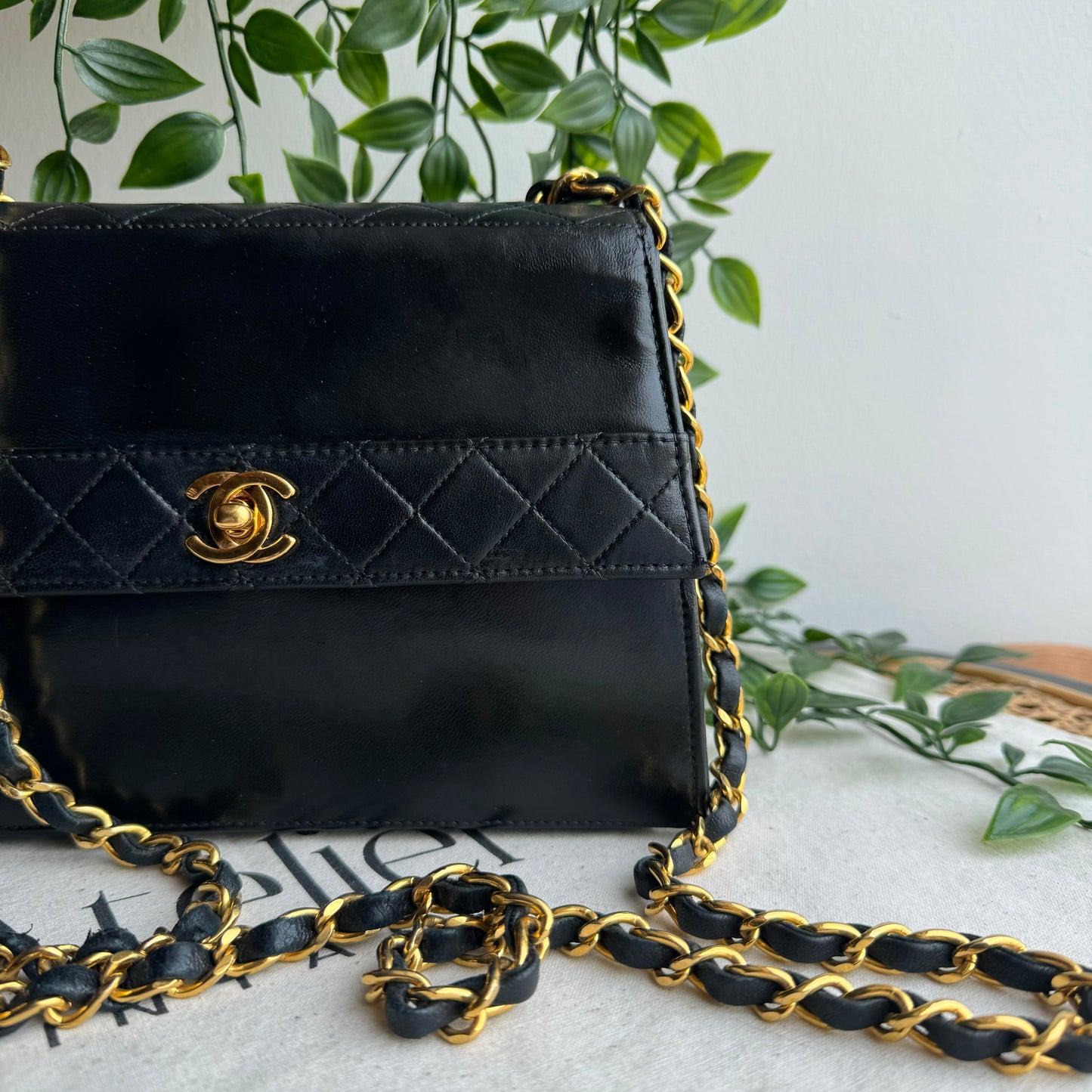 Chanel 1989 Quilted Lambskin Trapeze Bag
