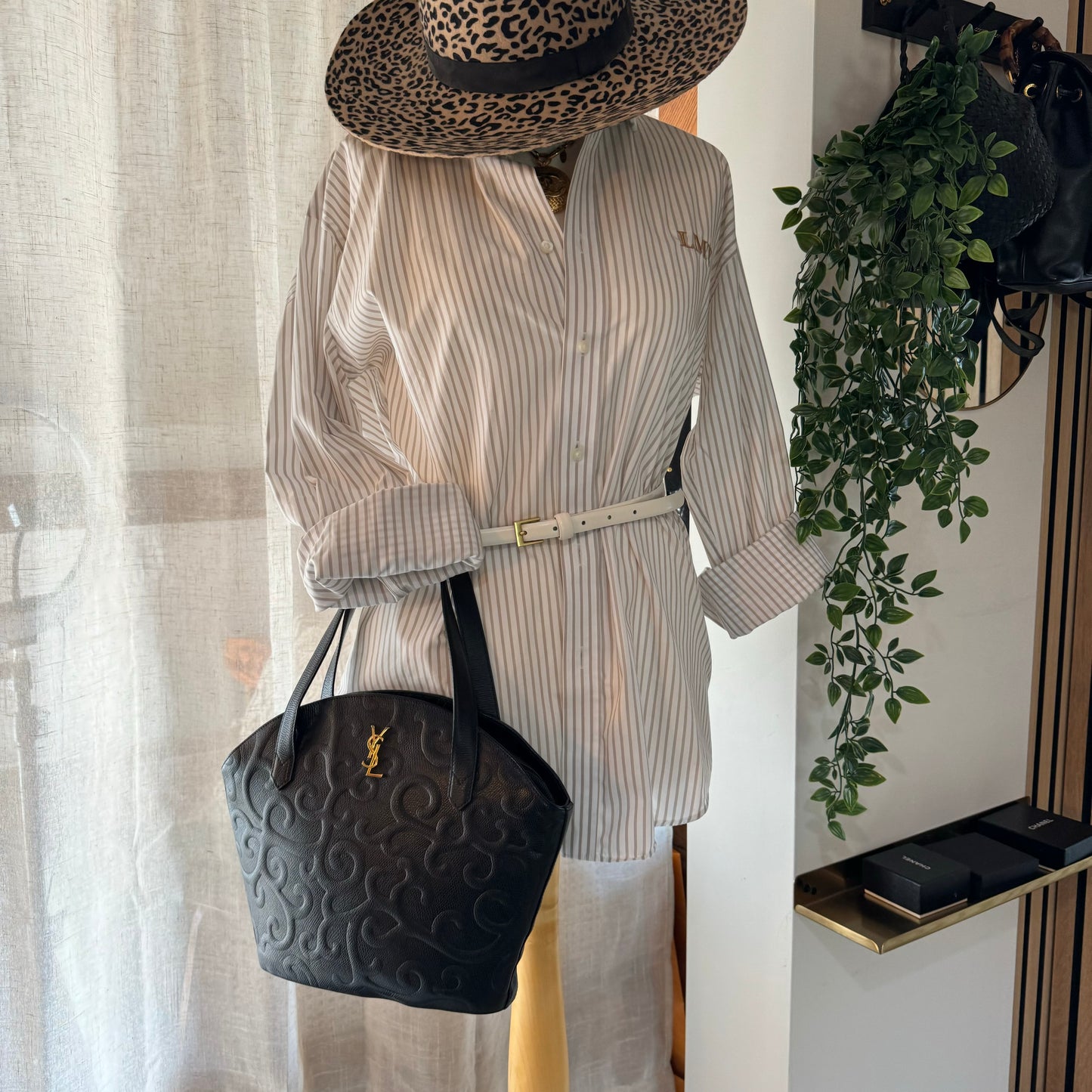 Saint Laurent 1980s Arabesque Tote