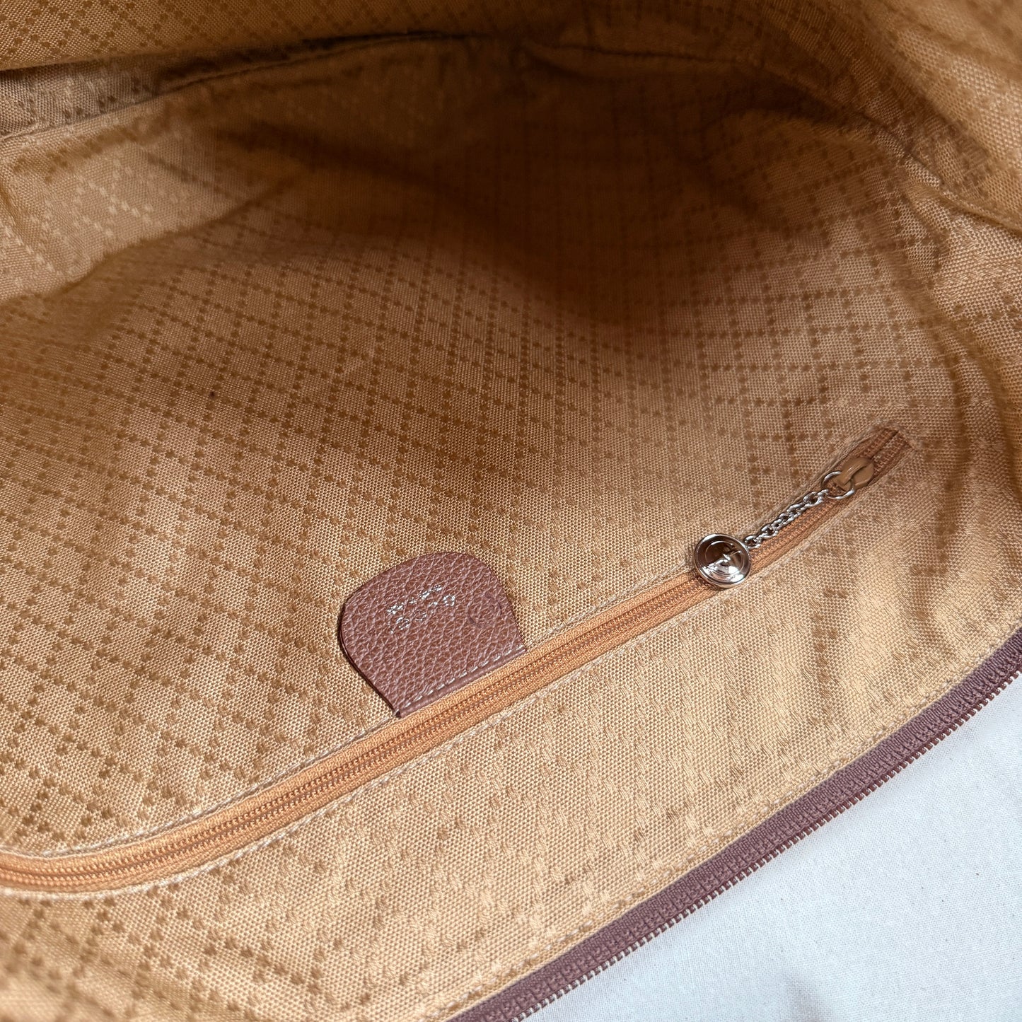 Gucci 2000s Gucci Suede Two Way Bamboo Cross Body Messenger