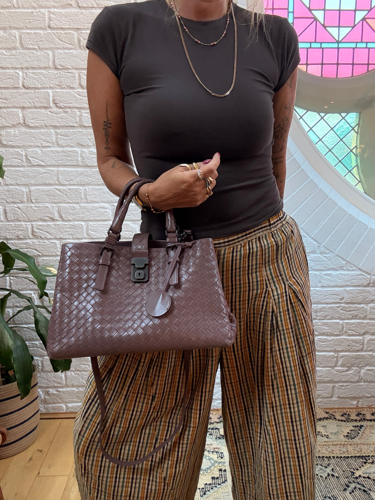 Bottega Veneta 1990s Roma Tote