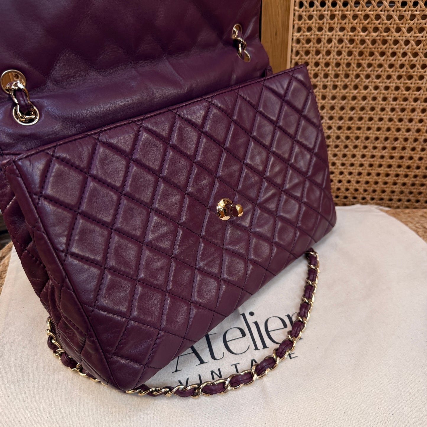 Chanel 2008 Maxi XL Raisin