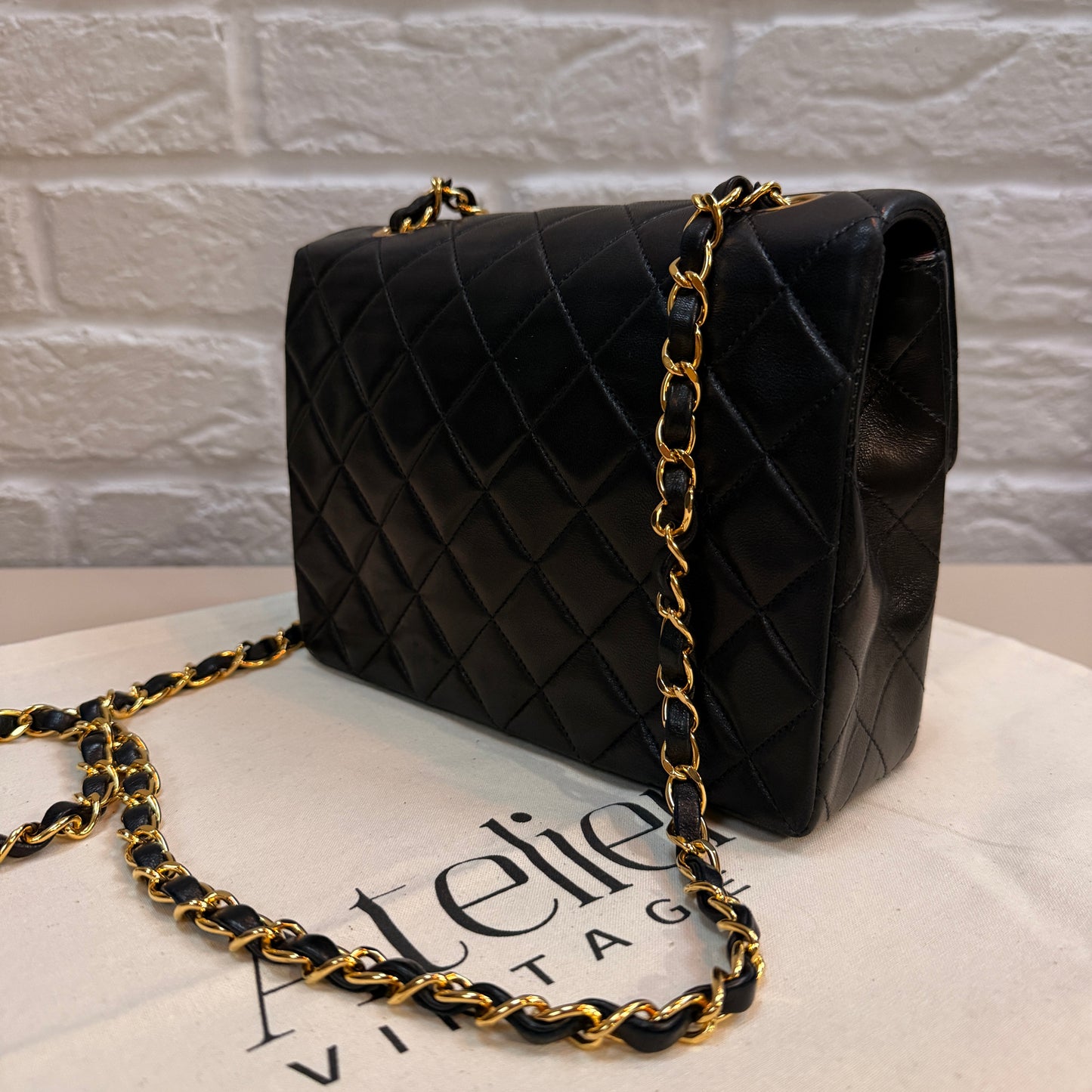 Chanel 1991 Classic Square Single Flap Medium