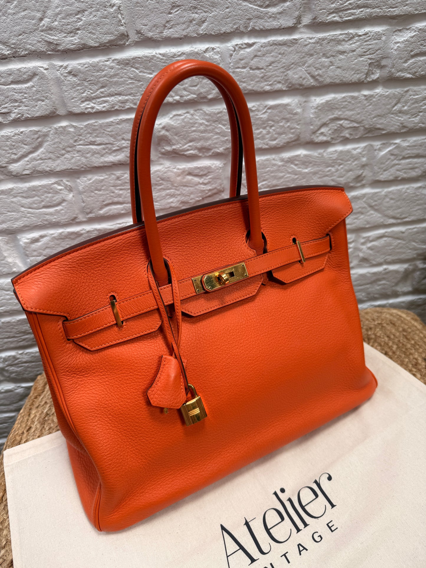Hermes Birkin 35 Clemence Leather 2011