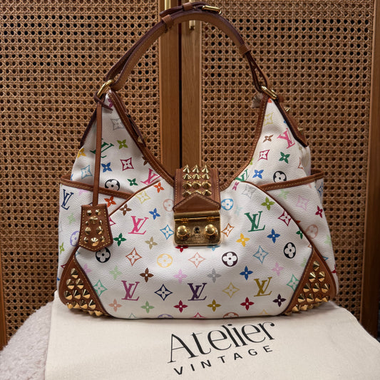 Louis Vuitton 2010 Rare Murakami Studded Chrissie