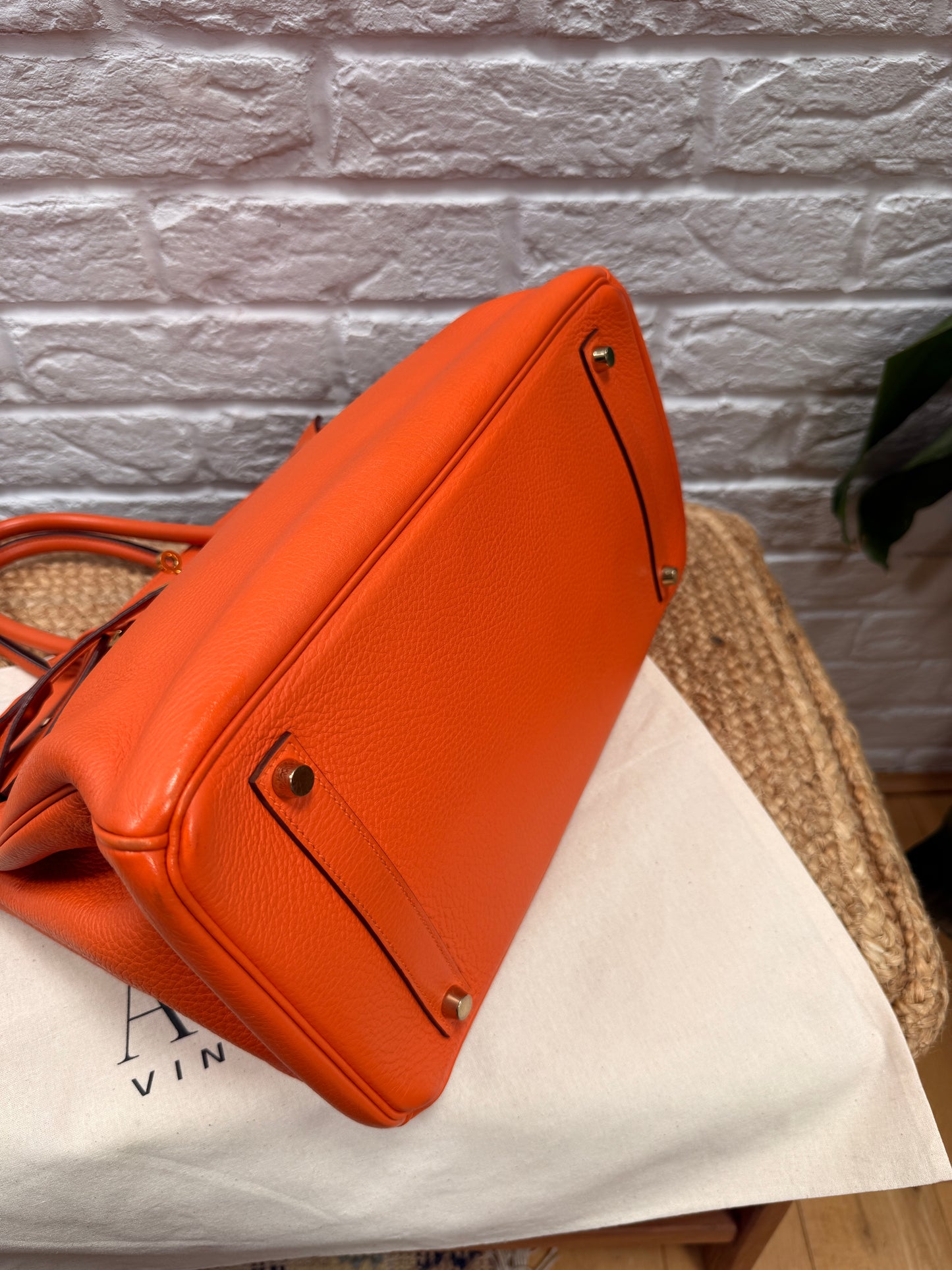 Hermes Birkin 35 Clemence Leather 2011