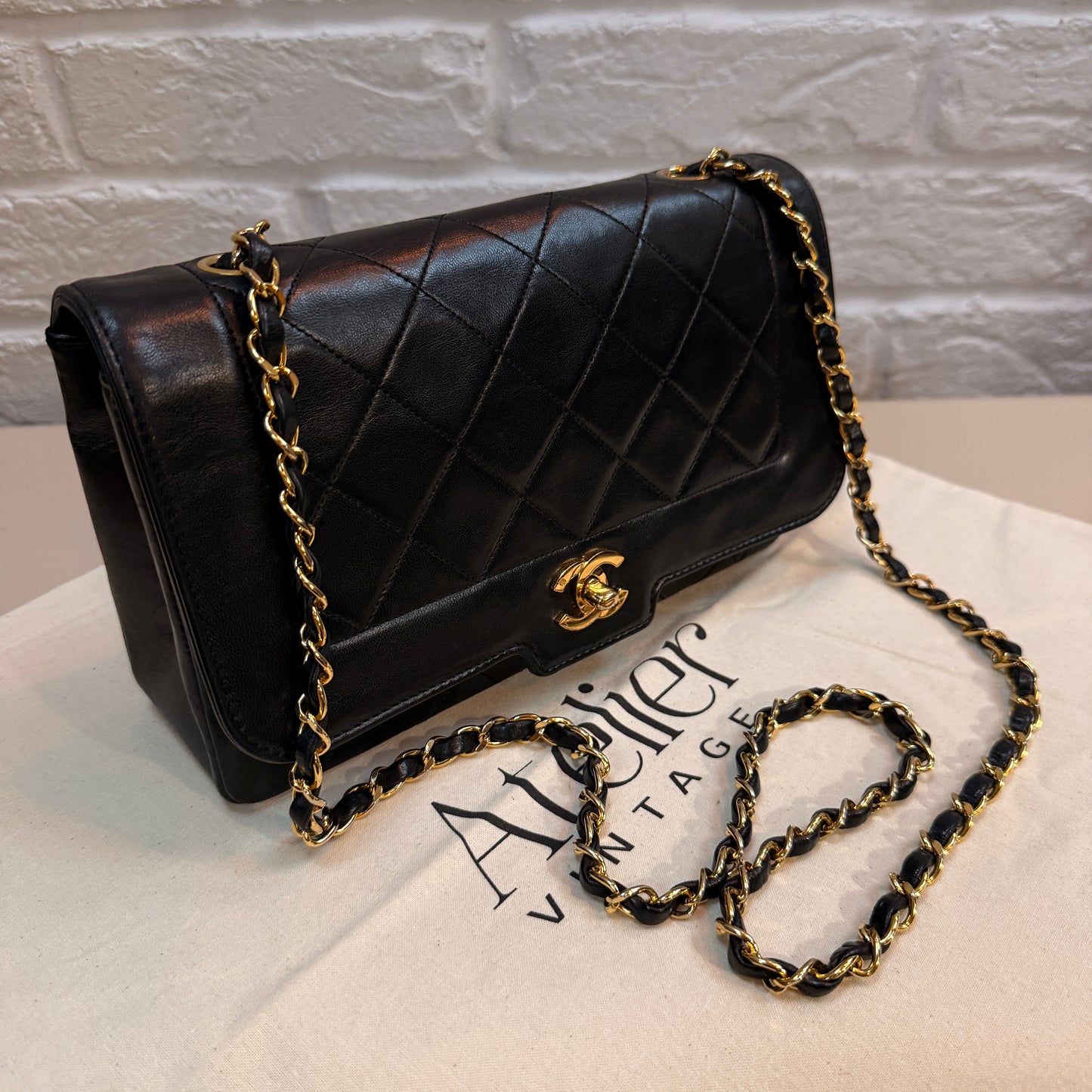 Chanel 1989 Classic Medium Rectangle square Flap