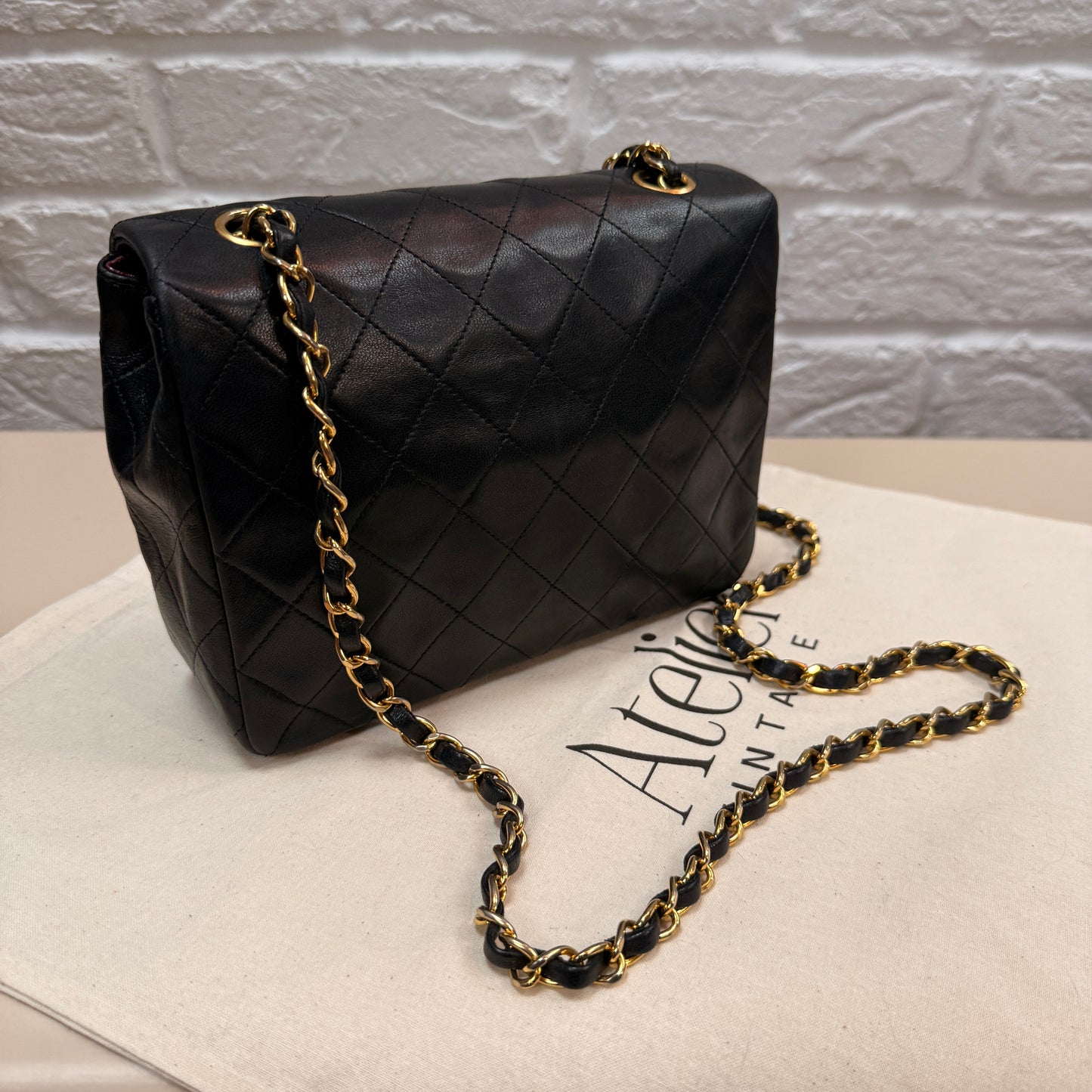 Chanel 1991 Classic Square Single Flap Medium
