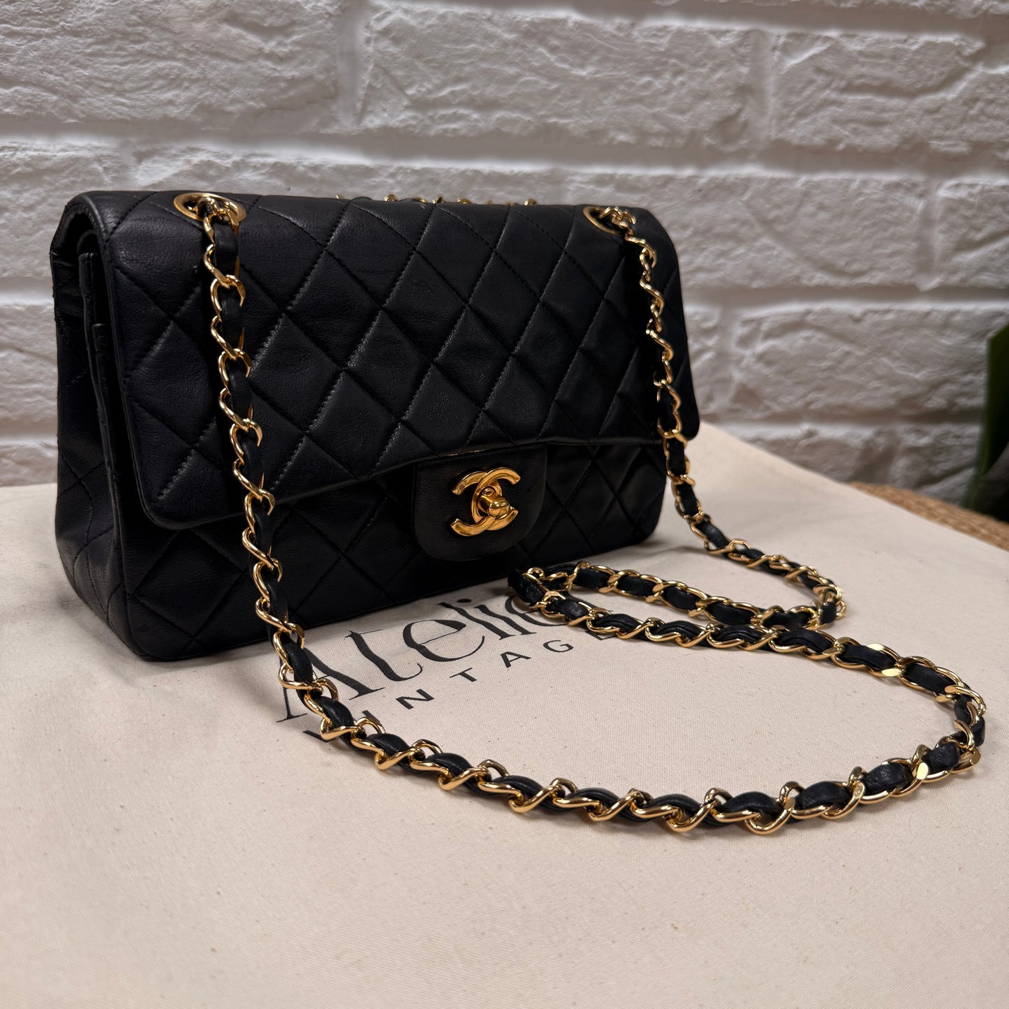 Chanel 1989 Black Classic Double Flap Small