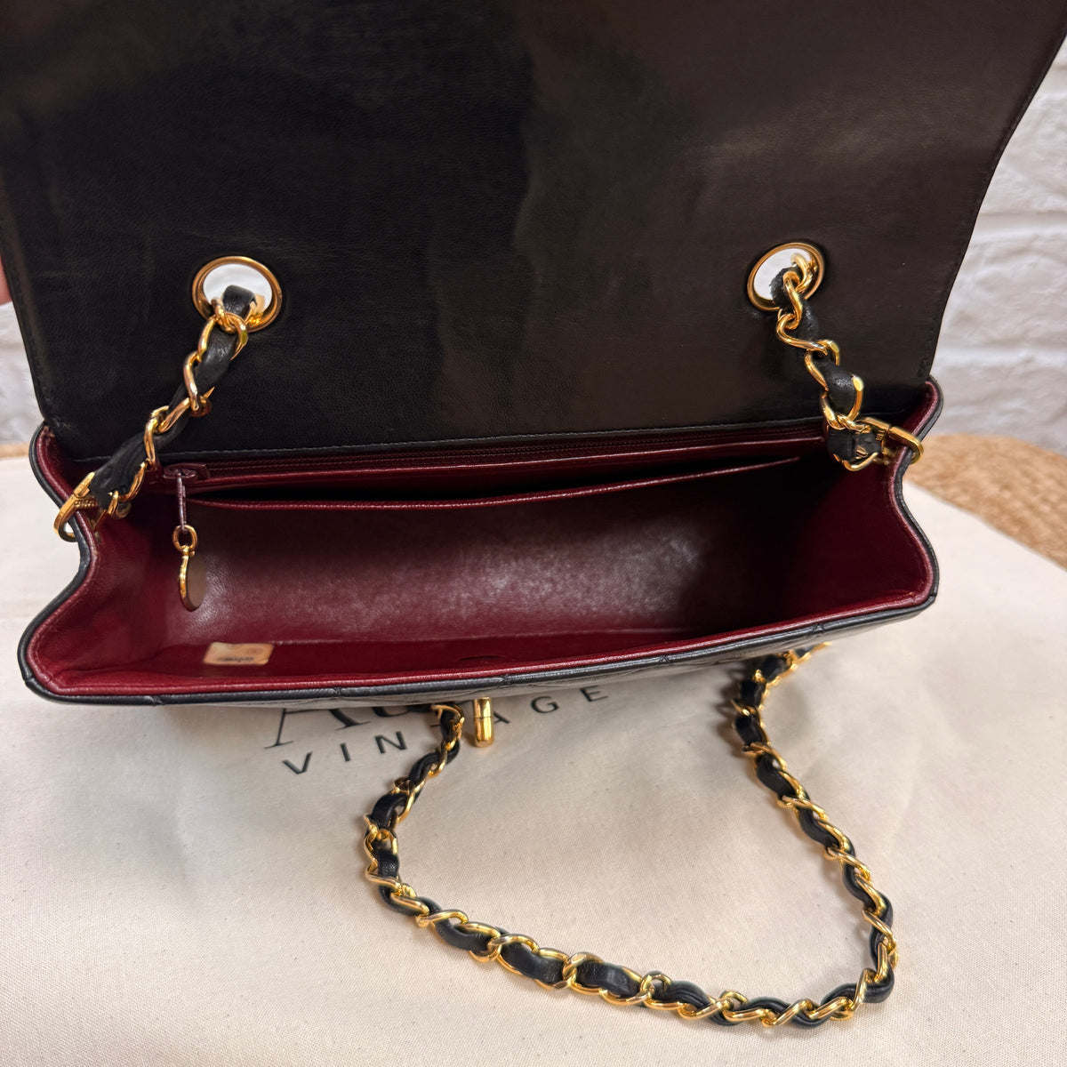 Chanel 1991 Vintage Classic Diana Small