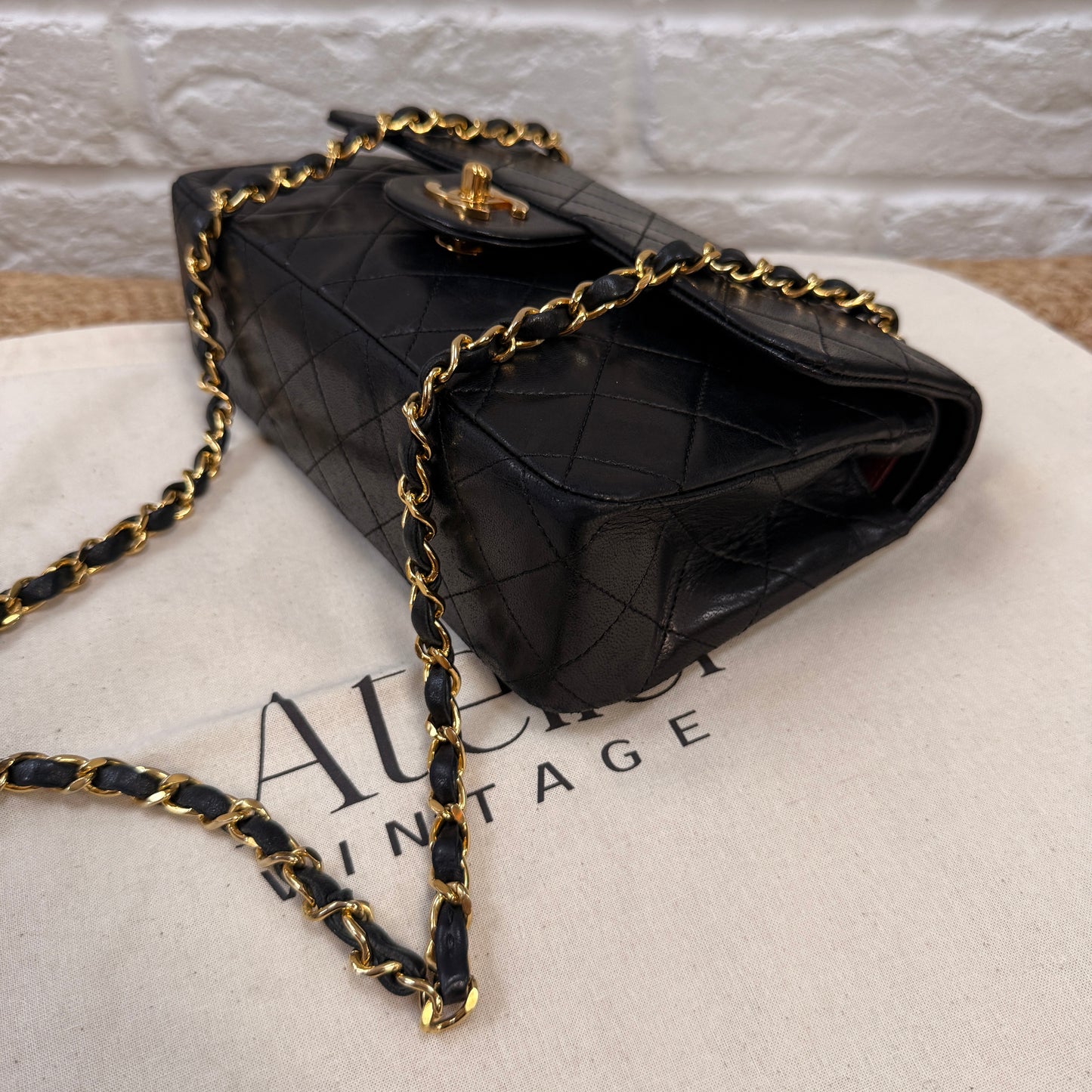 Chanel 1986 Black Classic Double Flap Small