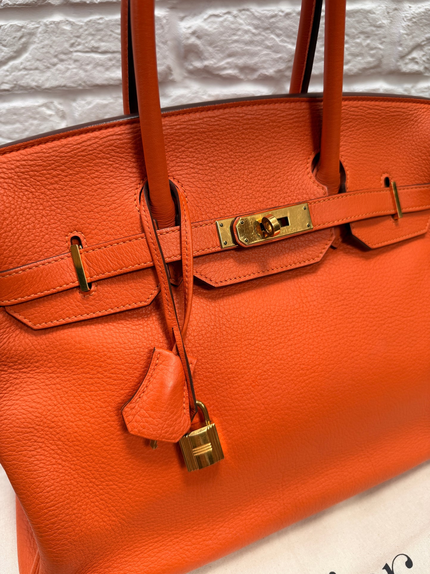 Hermes Birkin 35 Clemence Leather 2011