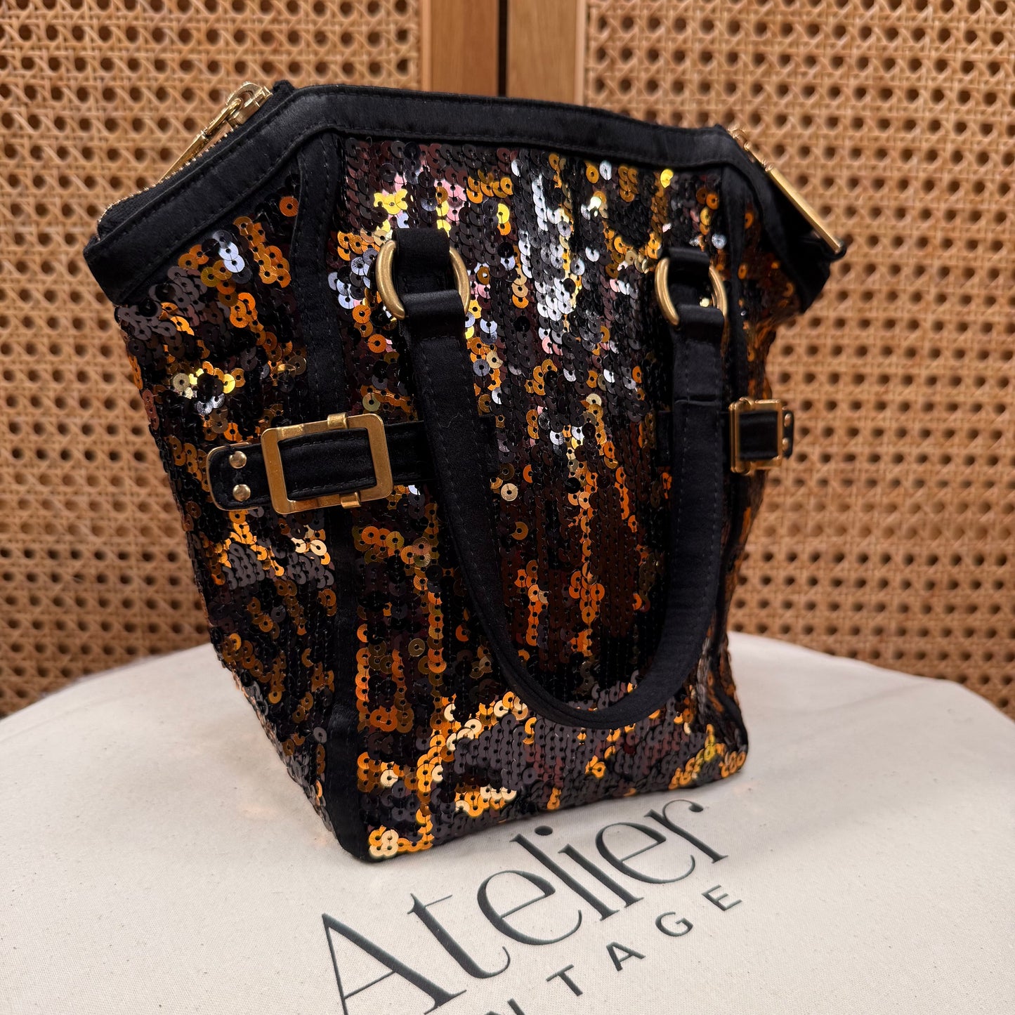 Saint Laurent 2008 limited Edition Sequin Downtown tote