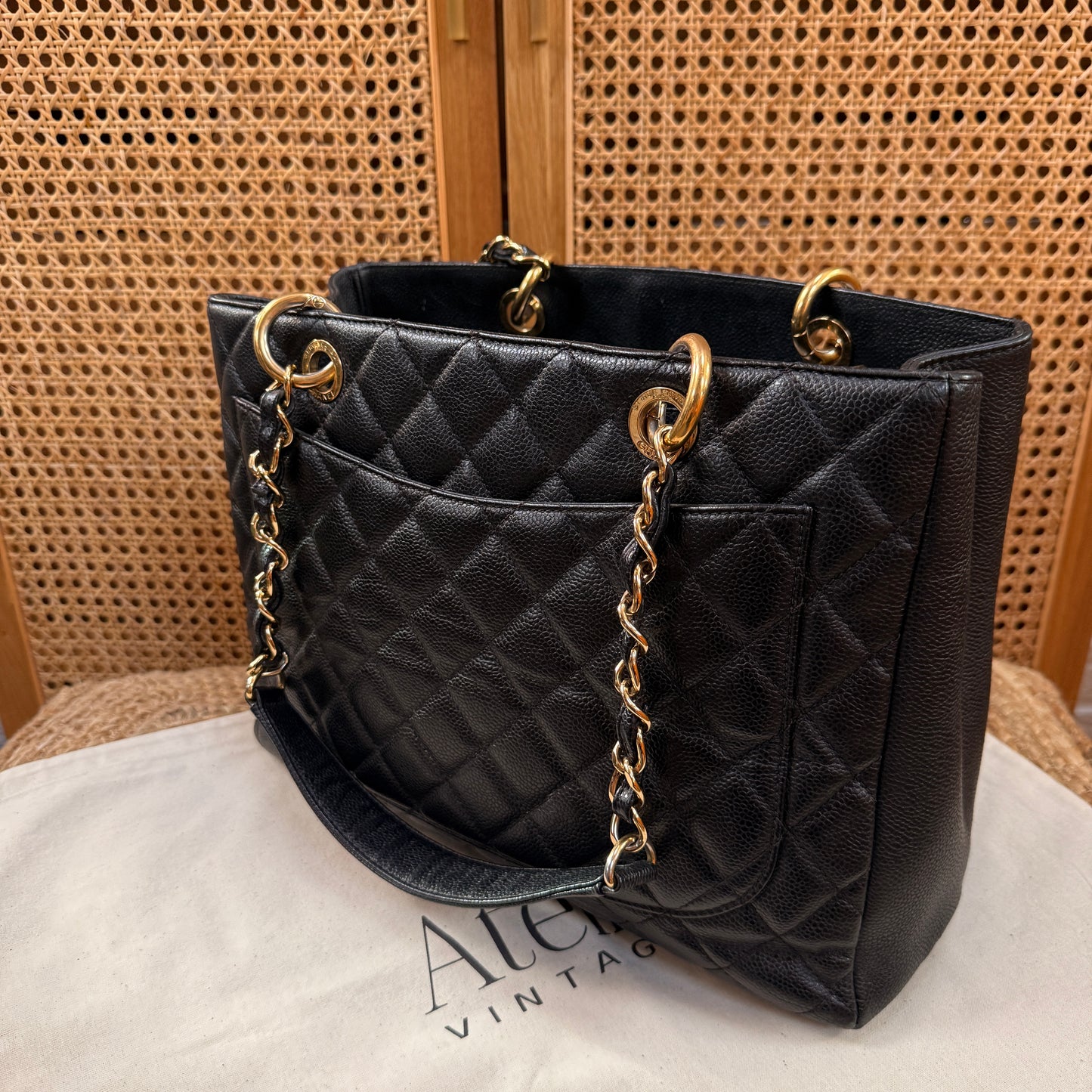 Chanel 2013 Classic Black Caviar GST