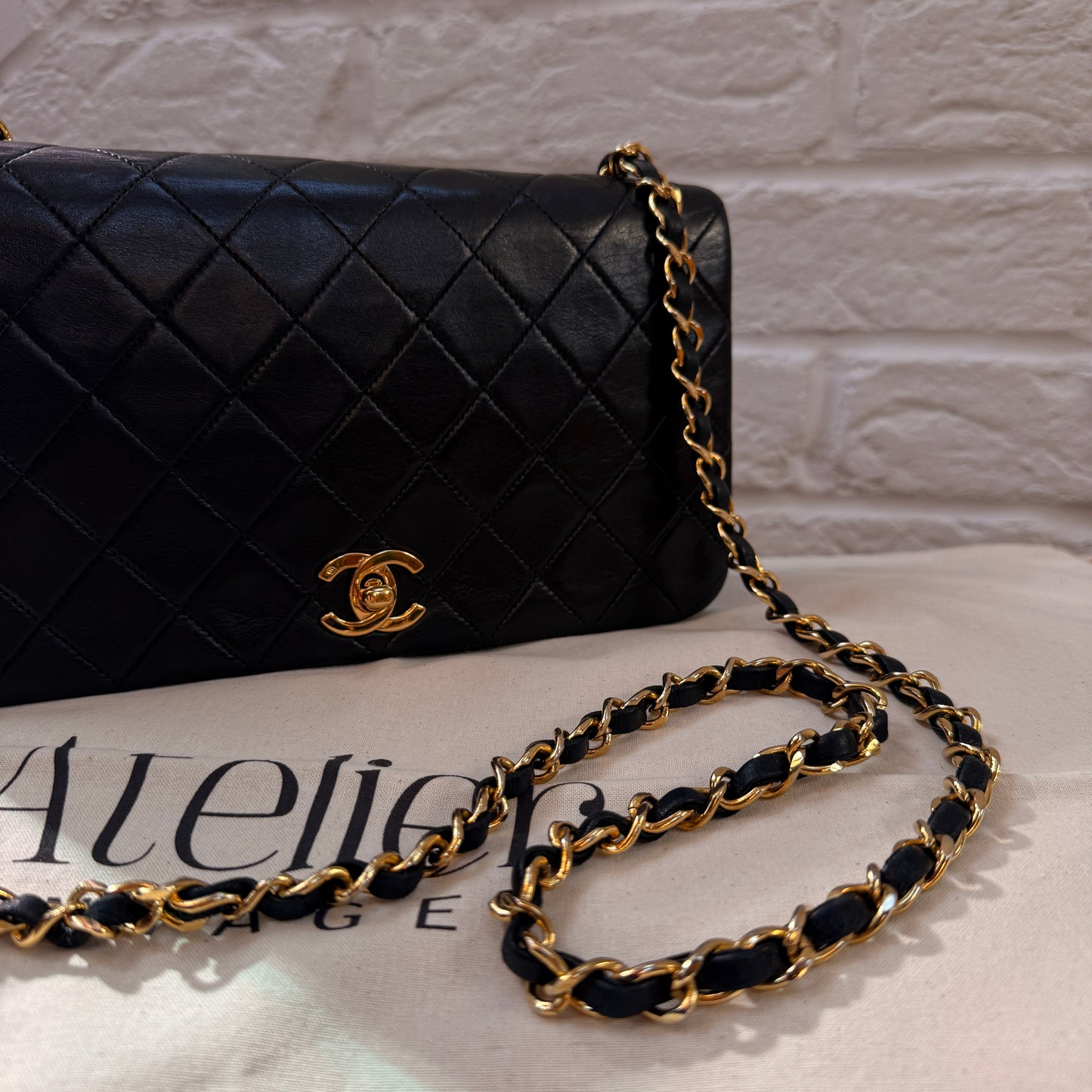 Chanel 1989 Classic Medium Rectangle Full Flap
