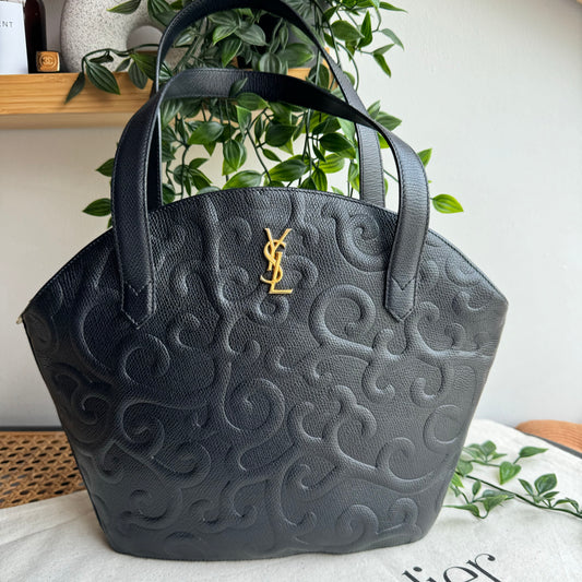 Saint Laurent 1980s Arabesque Tote