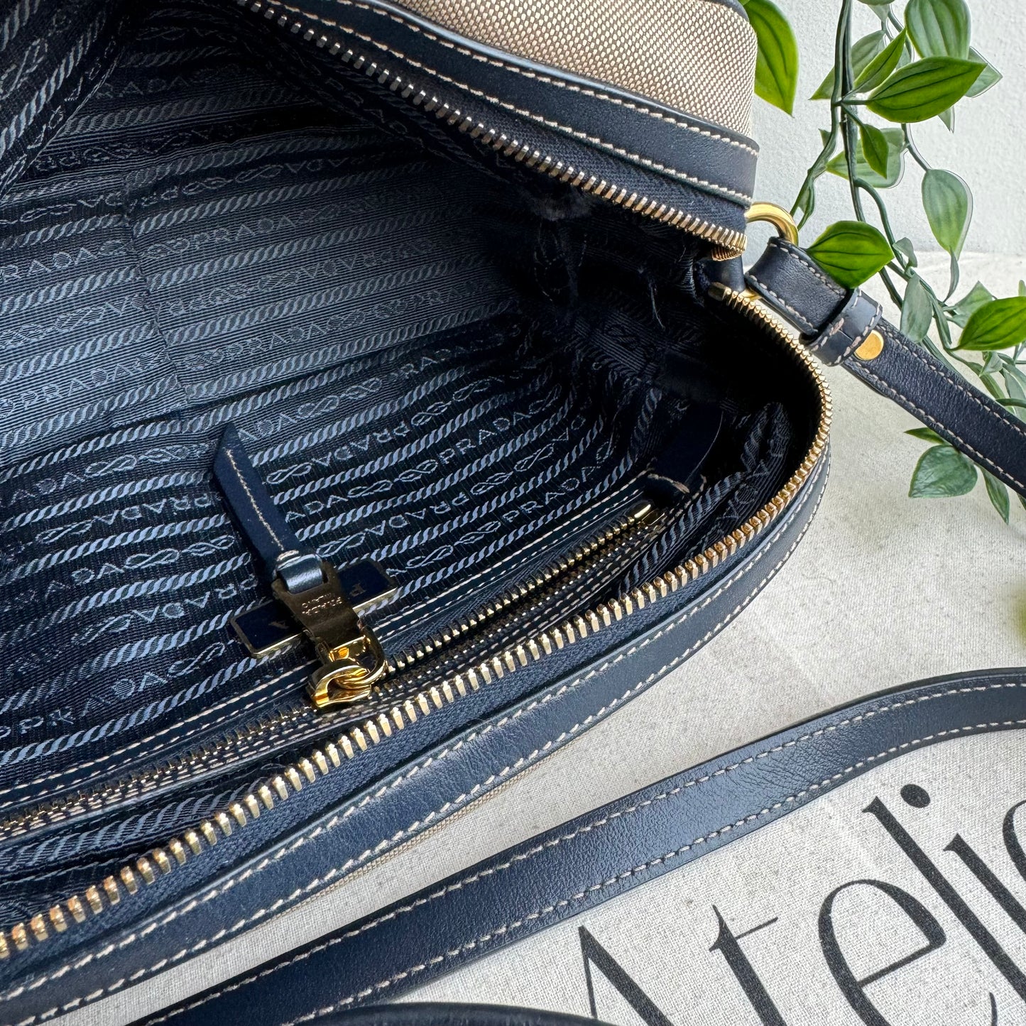 Prada Jacquard Camera Bag