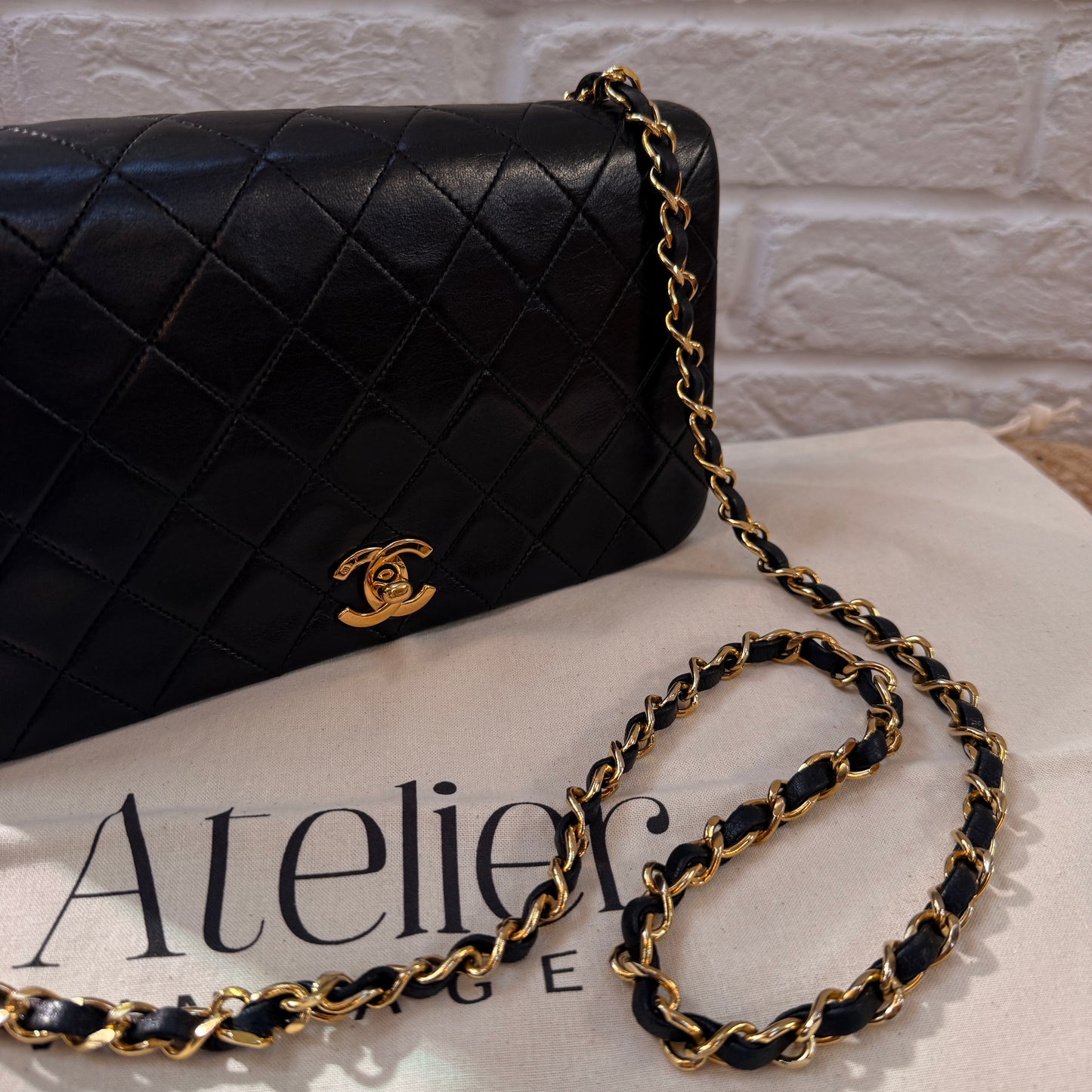 Chanel 1989 Classic Medium Rectangle Full Flap