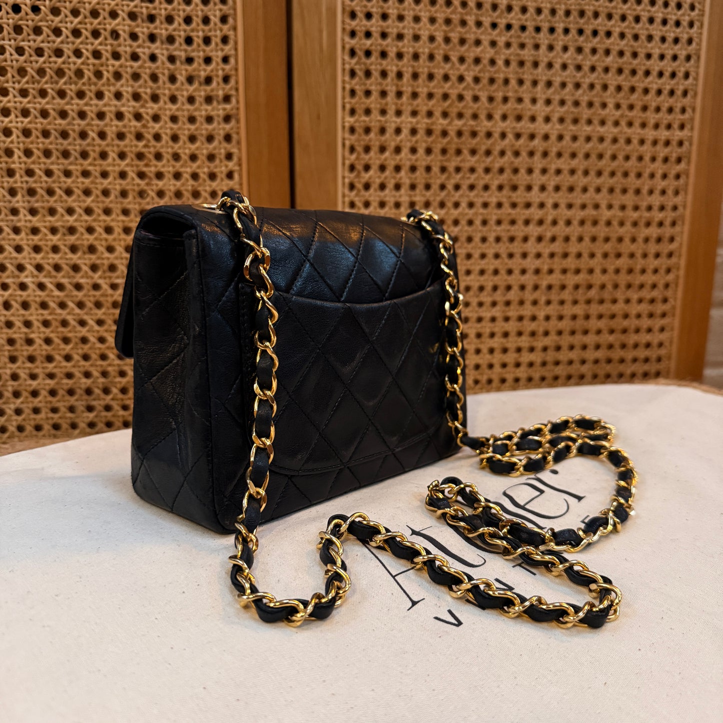 Chanel 1991 Classic Single Flap Square Small
