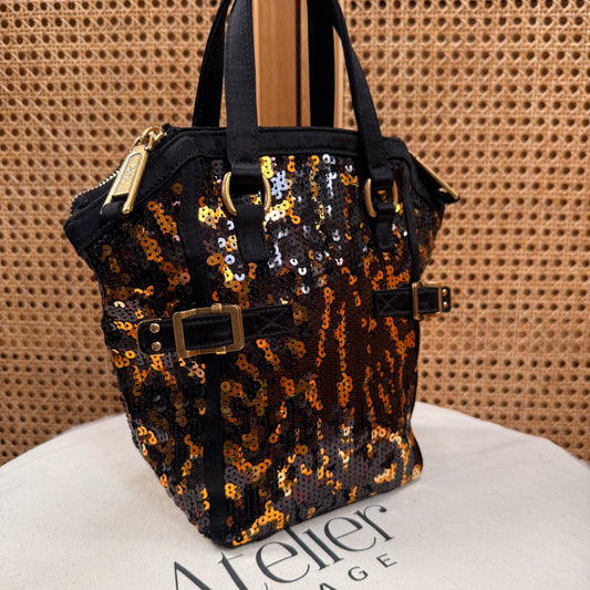 Saint Laurent 2008 limited Edition Sequin Downtown tote